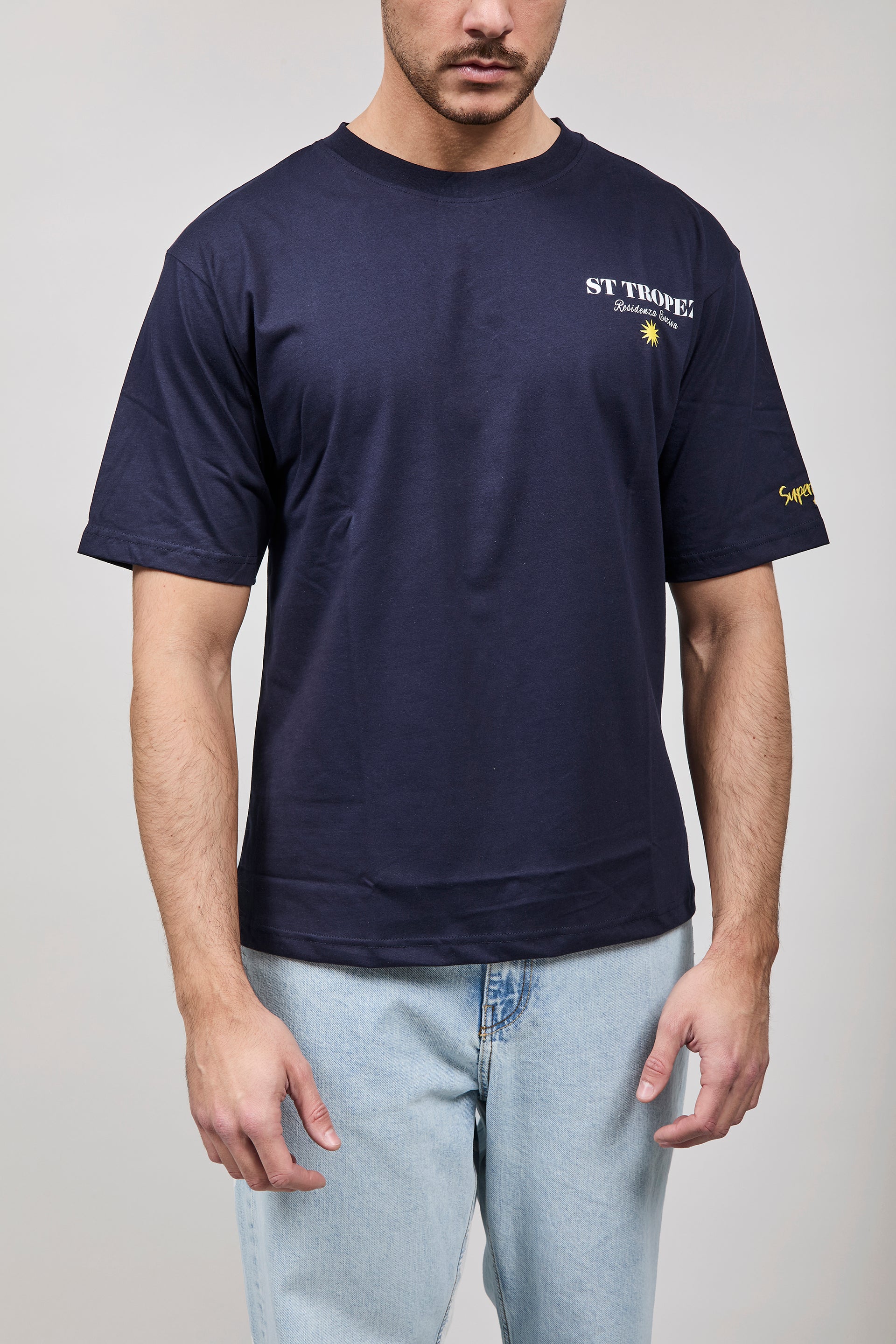 T-shirt Superculture Blu A1961