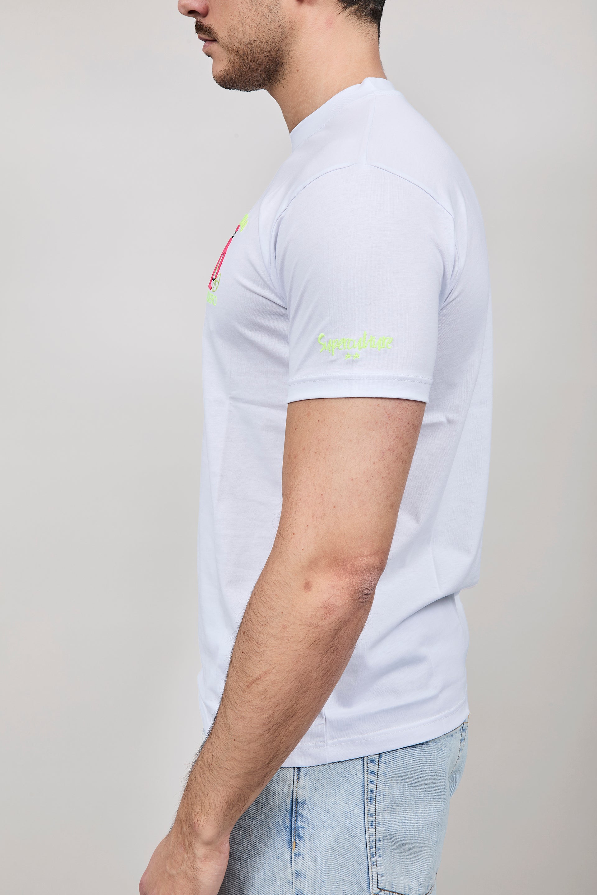 T-shirt Superculture Bianca A1841
