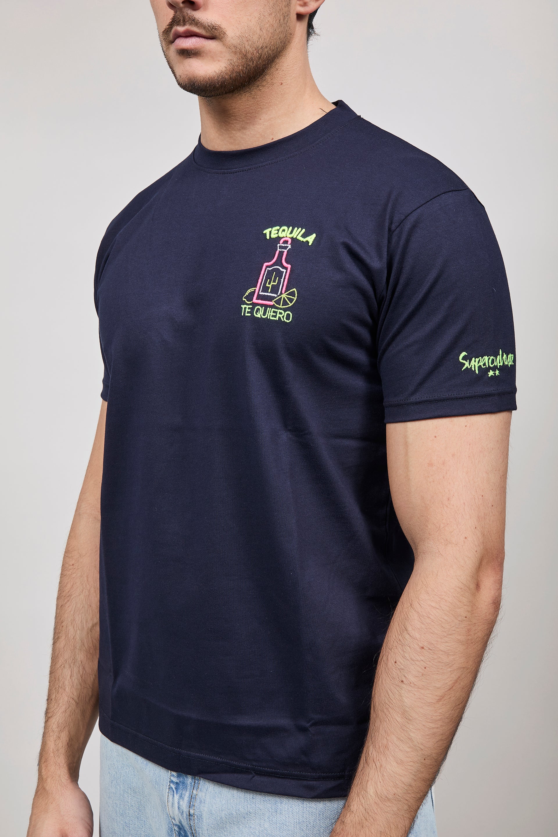 T-shirt Superculture Blu A1841