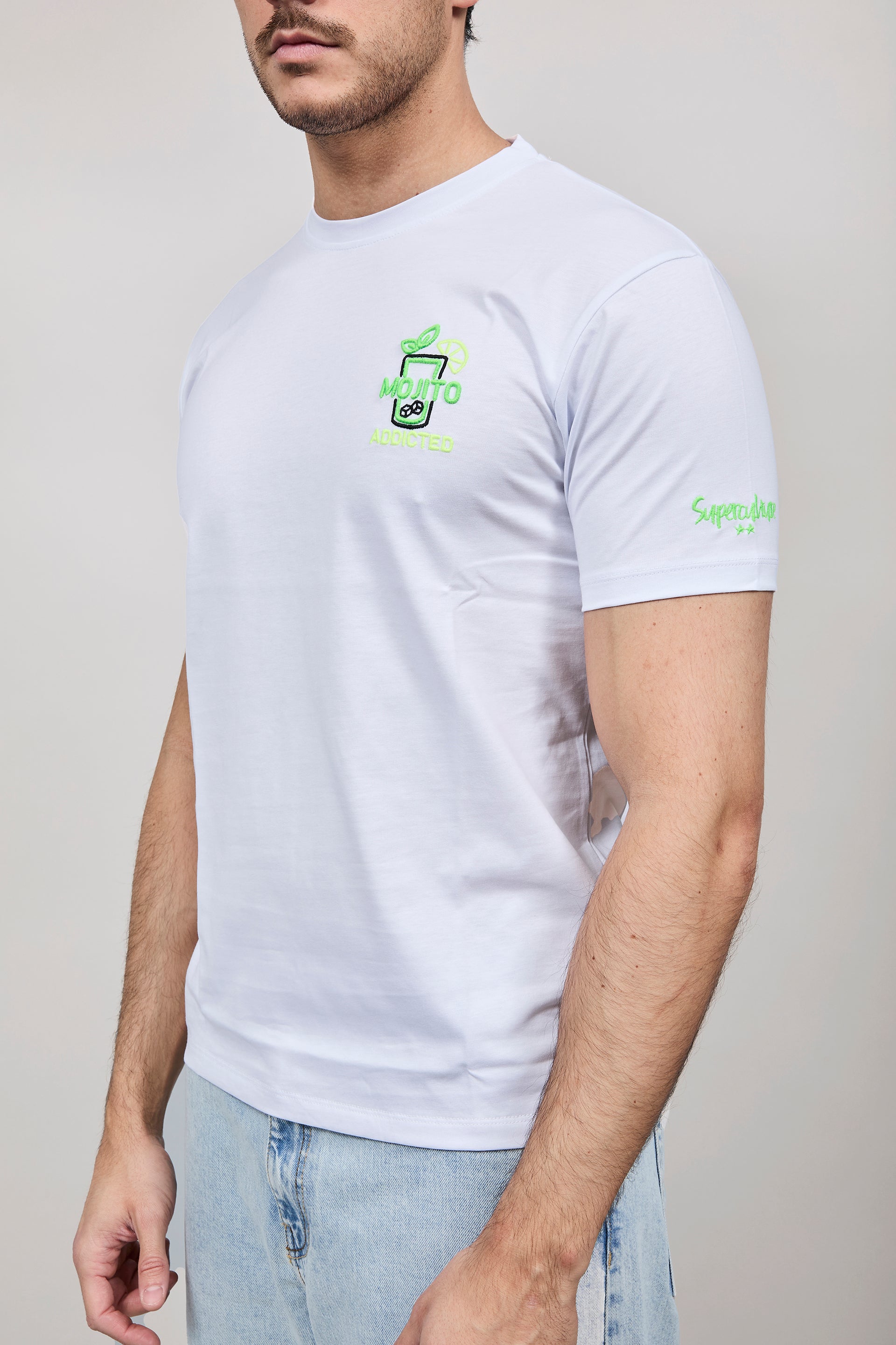 T-shirt Superculture Bianca A1843
