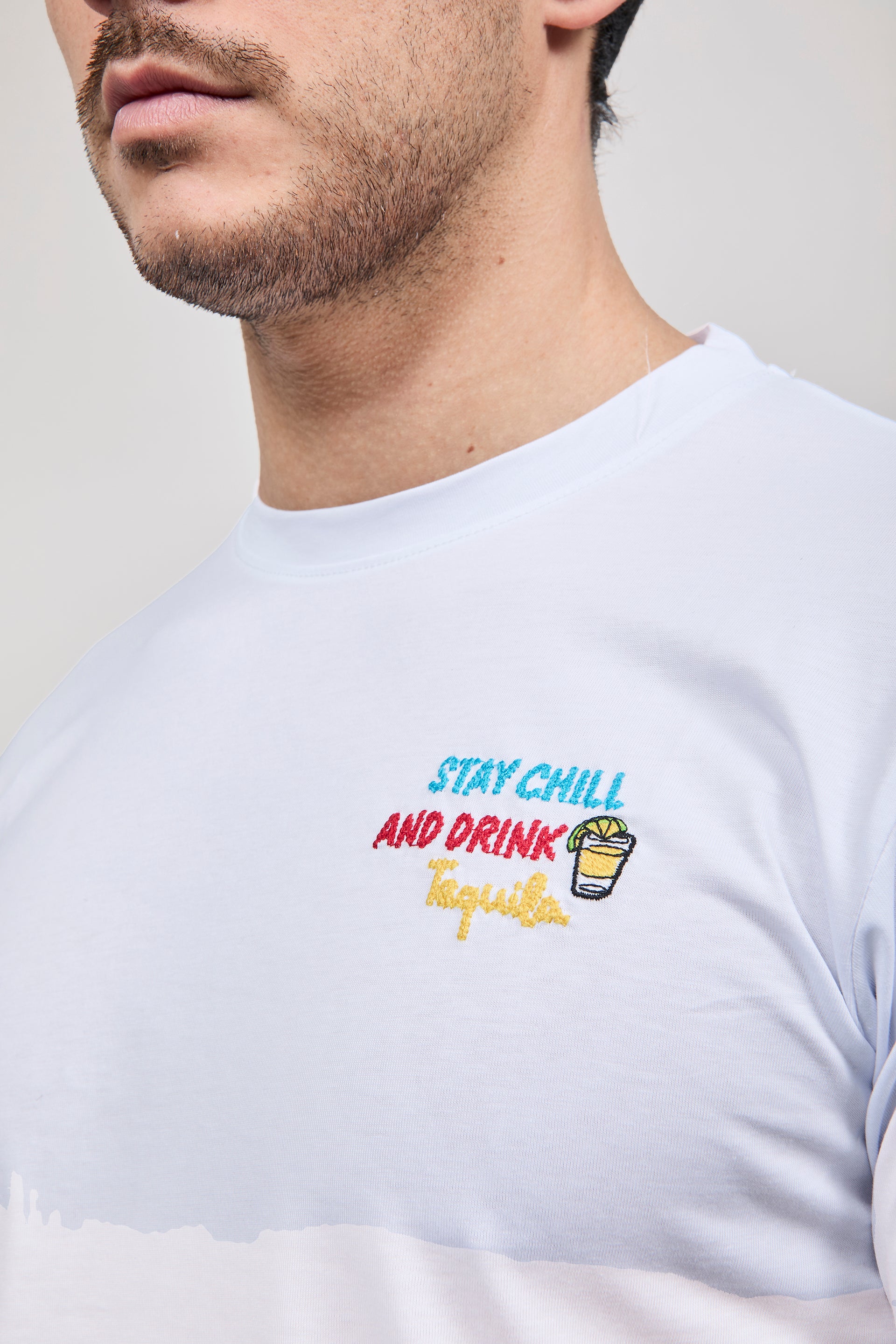 T-shirt Superculture Bianca A1833