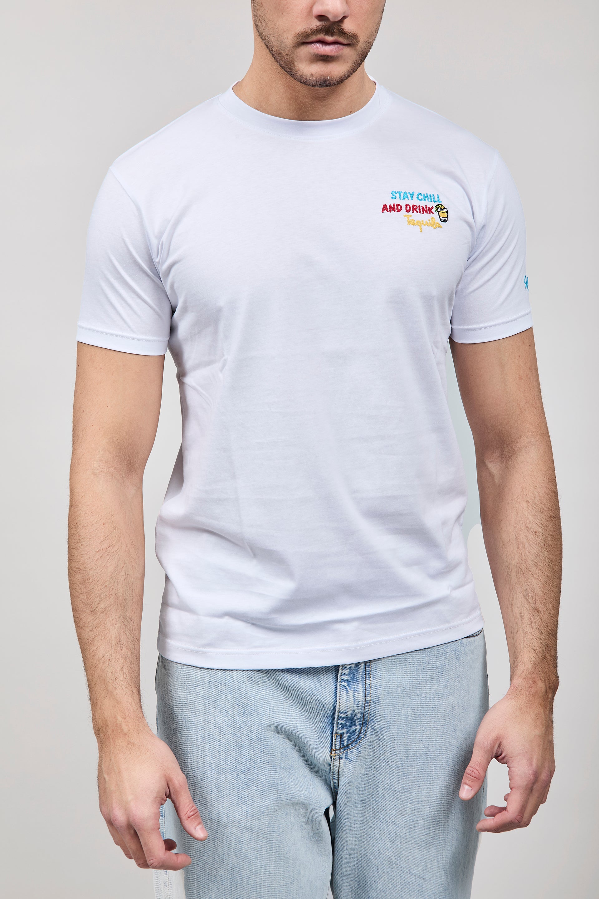 T-shirt Superculture Bianca A1833