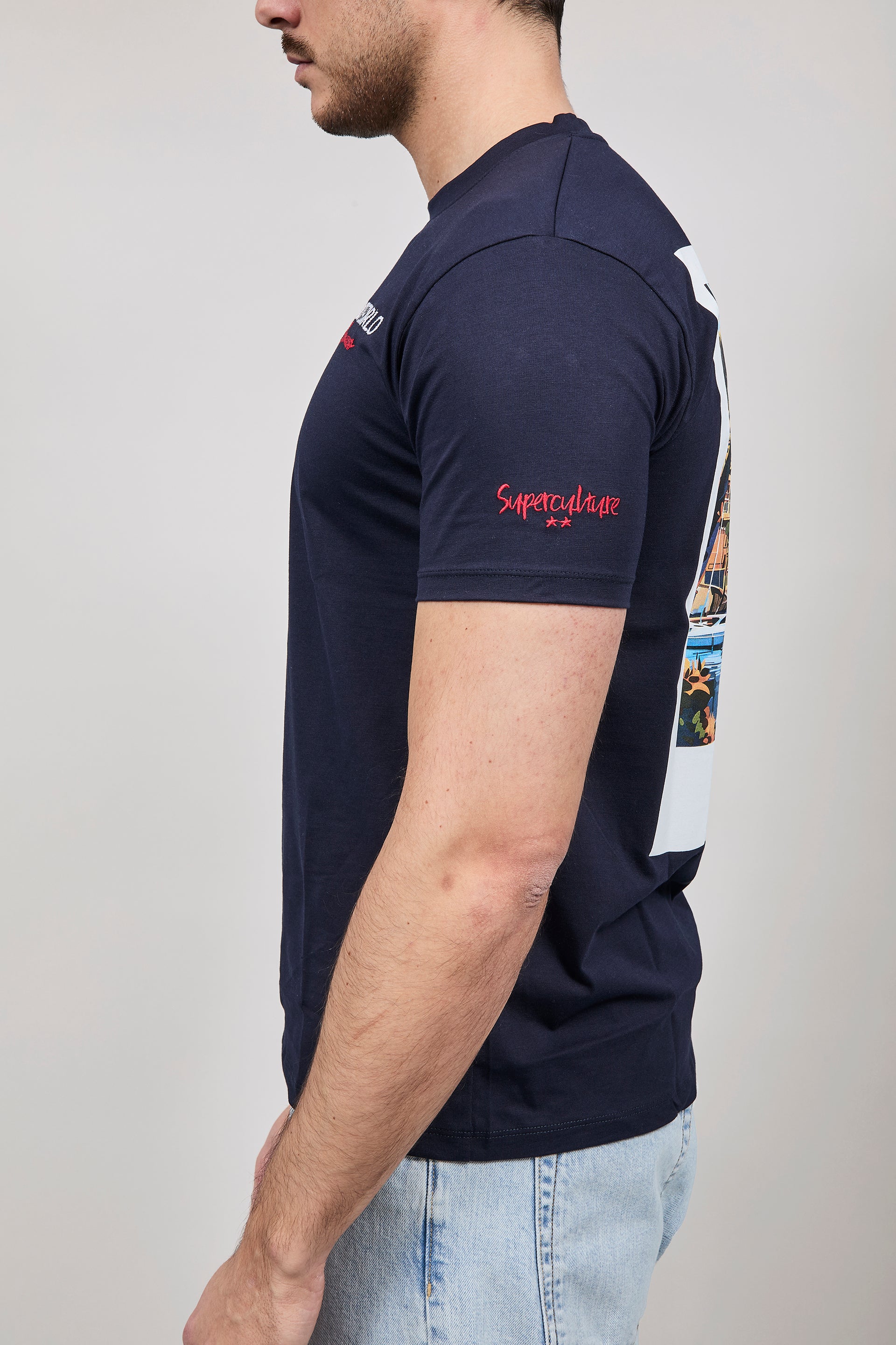 T-shirt Superculture Blu A1815