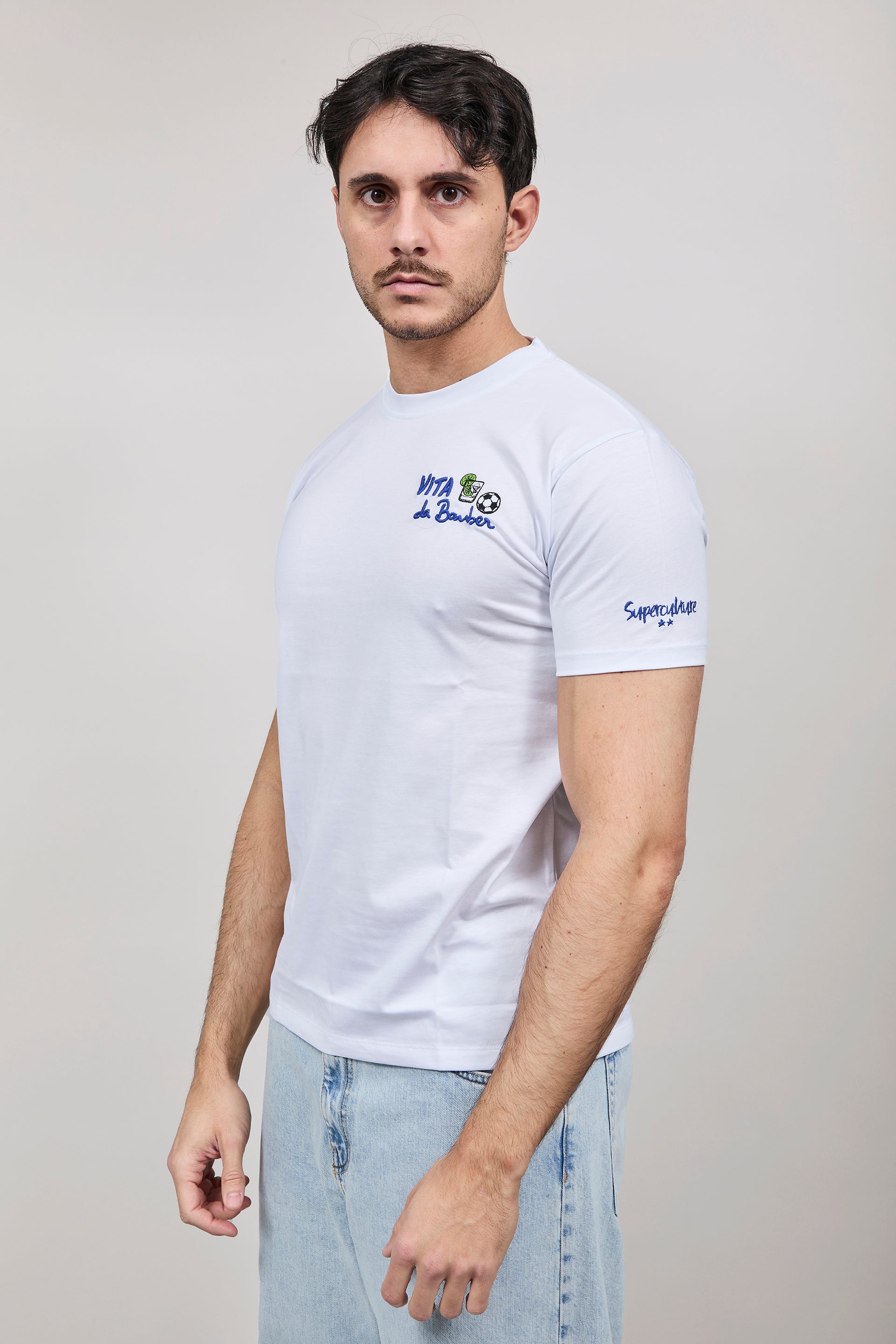 T-shirt Superculture Bianca A1911