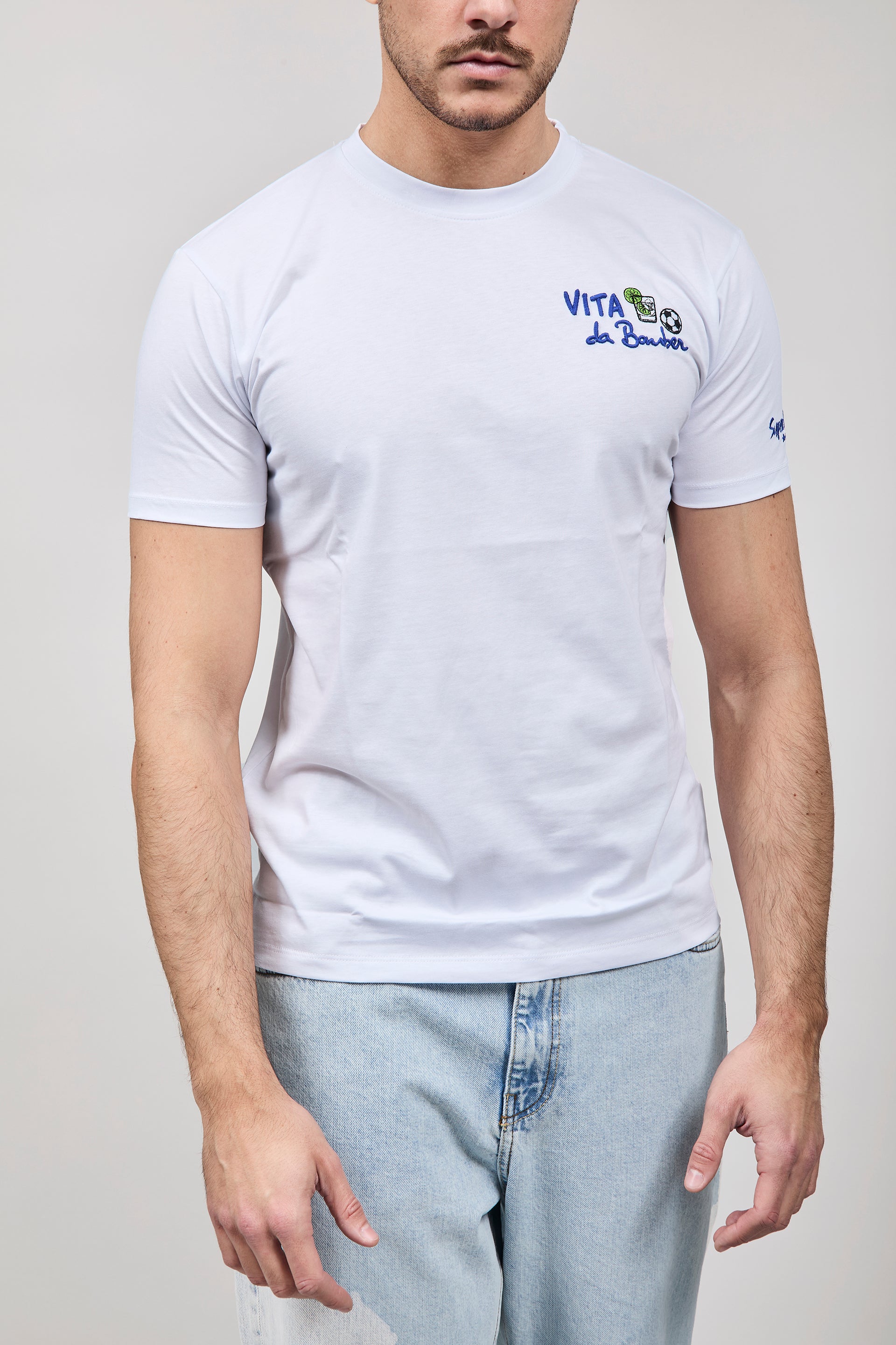 T-shirt Superculture Bianca A1911