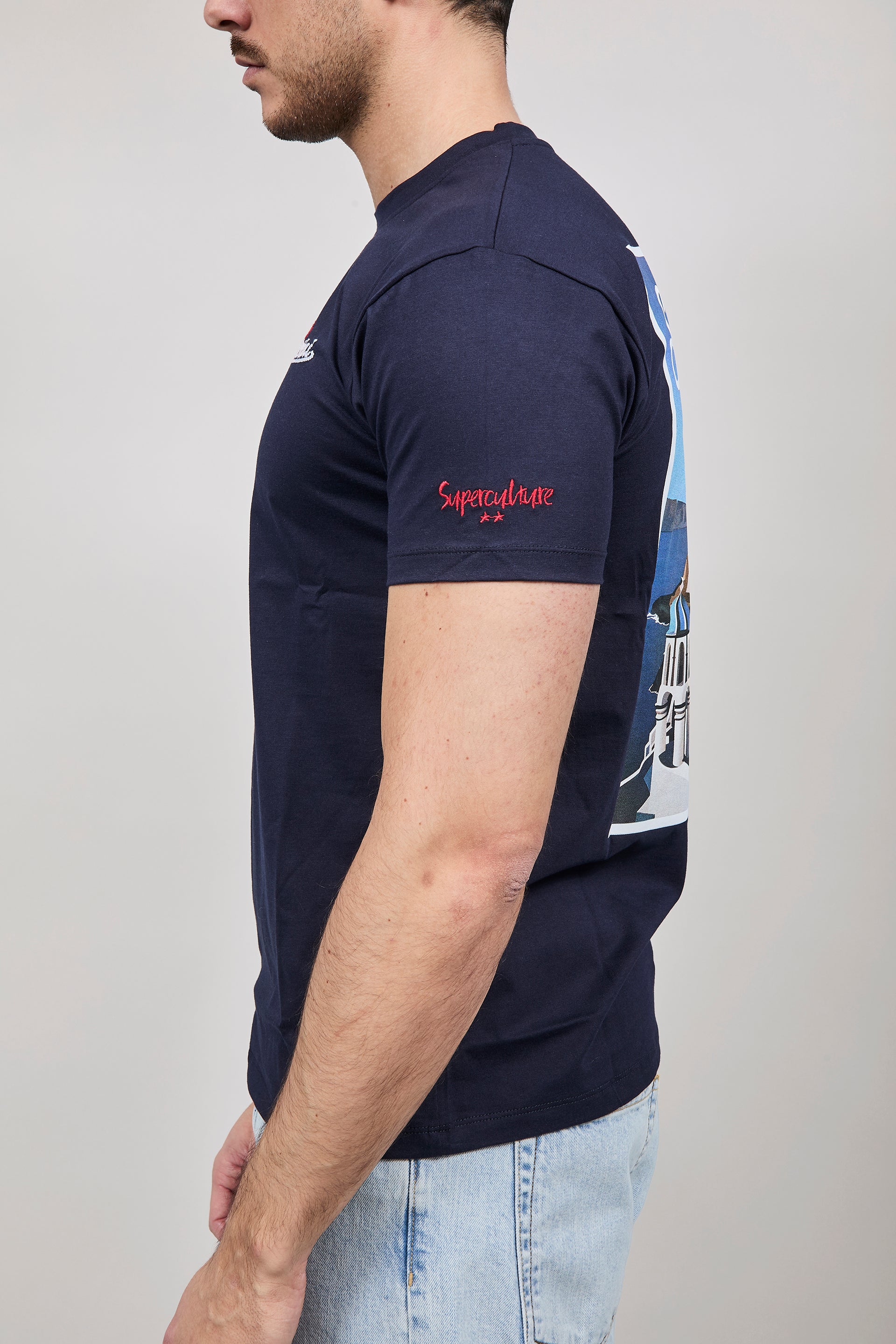 T-shirt Superculture Blu A1831