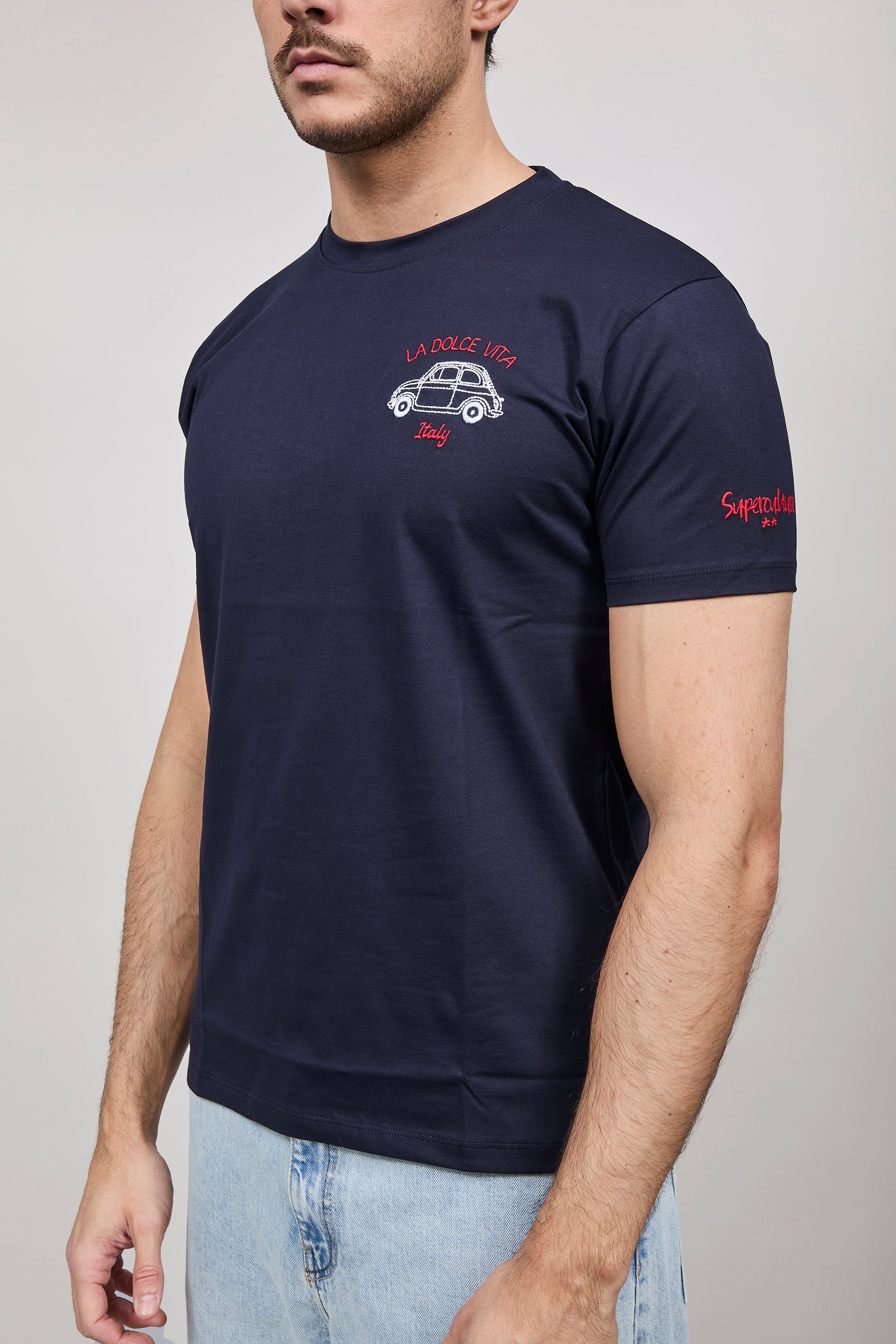 T-shirt Superculture Blu A1877