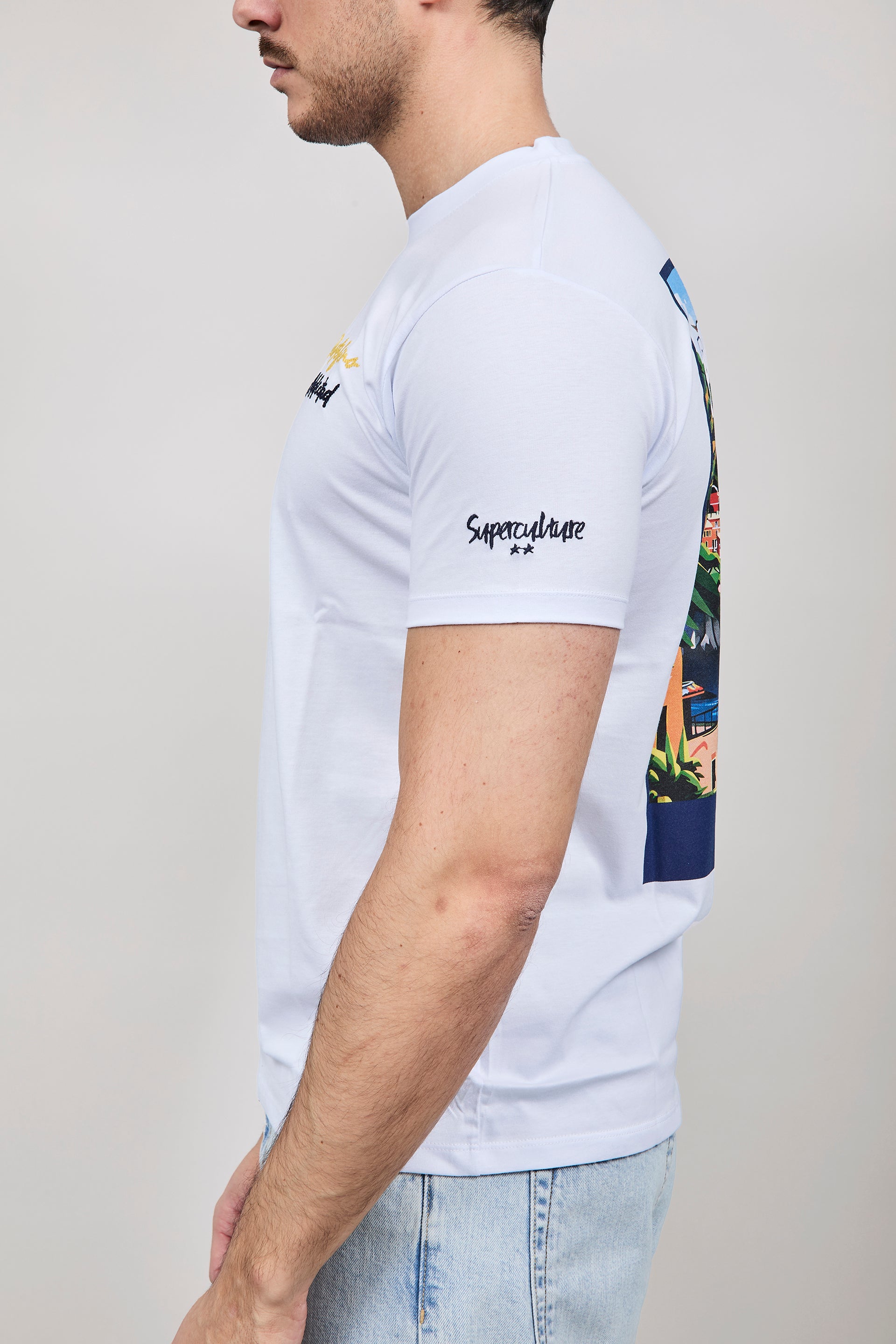 T-shirt Superculture Bianca A1819
