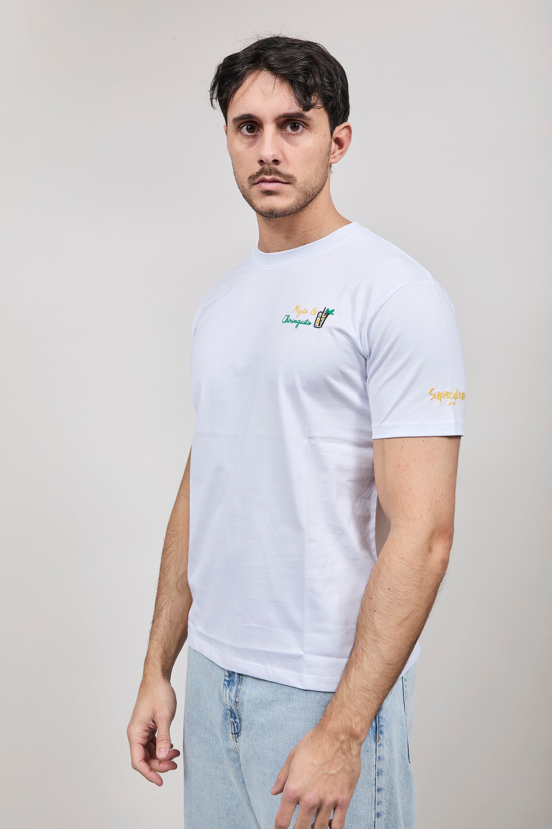 T-shirt Superculture Bianca A1873