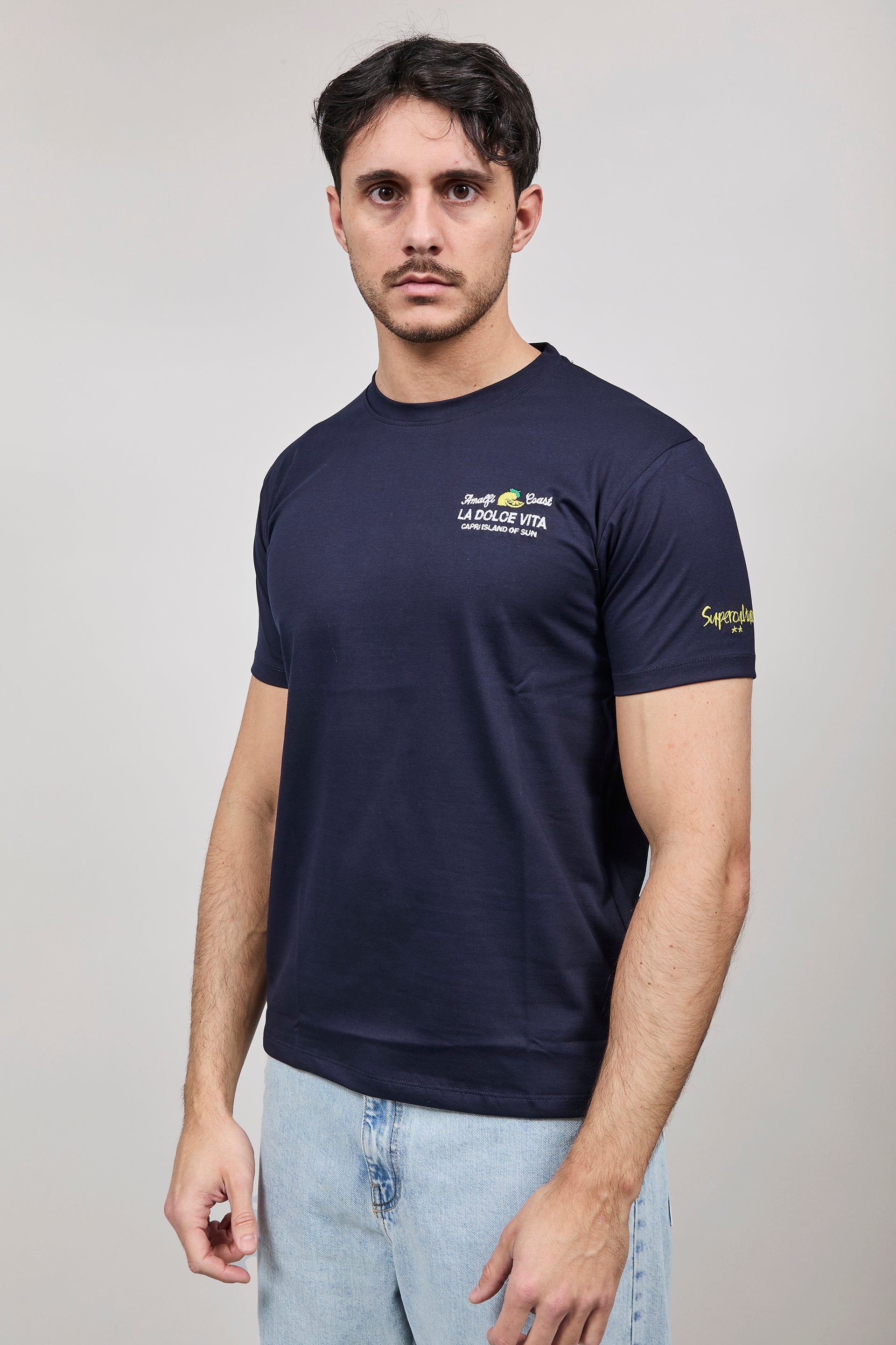 T-shirt Superculture Blu A1849