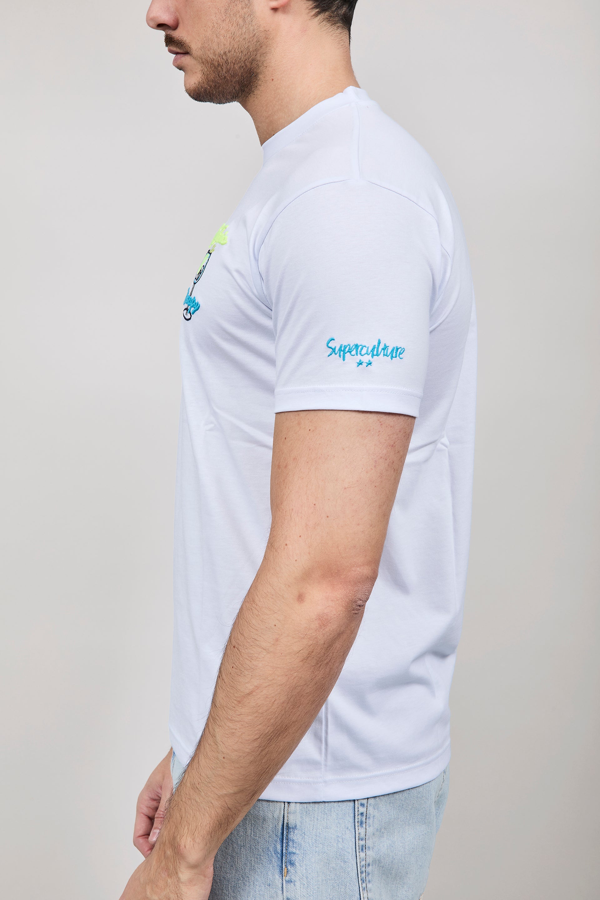 T-shirt Superculture Bianca A1839
