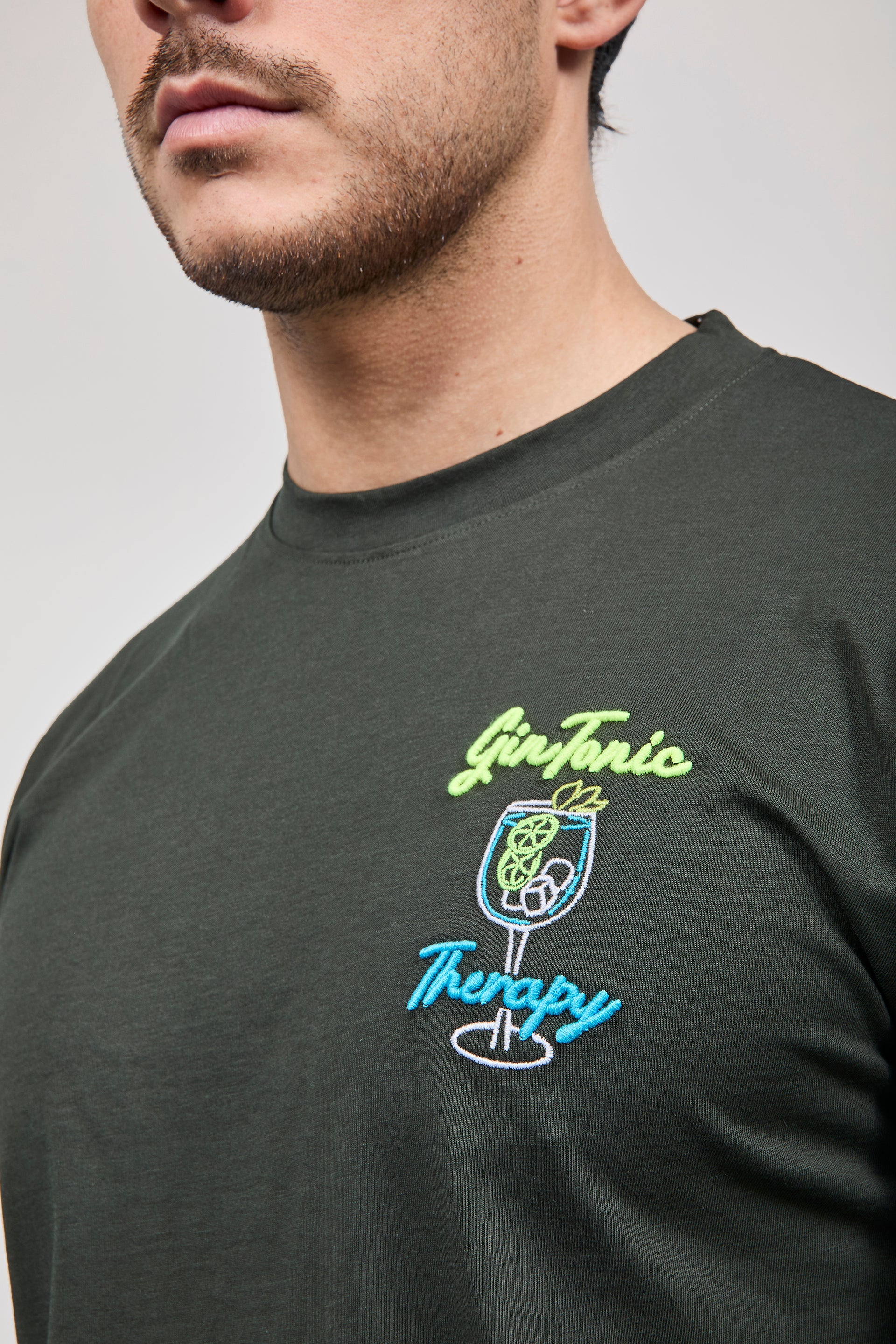 T-shirt Superculture Verde Militare A1839