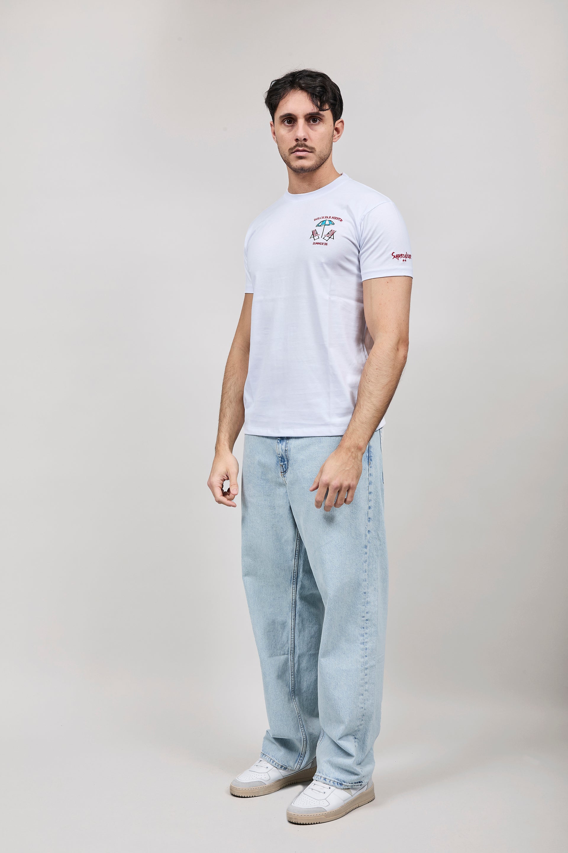 T-shirt Superculture Bianca A1823