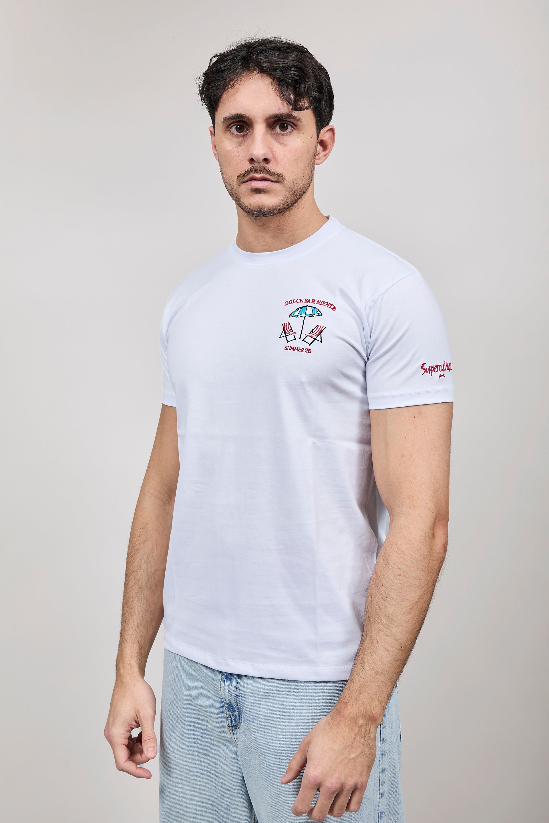 T-shirt Superculture Bianca A1823