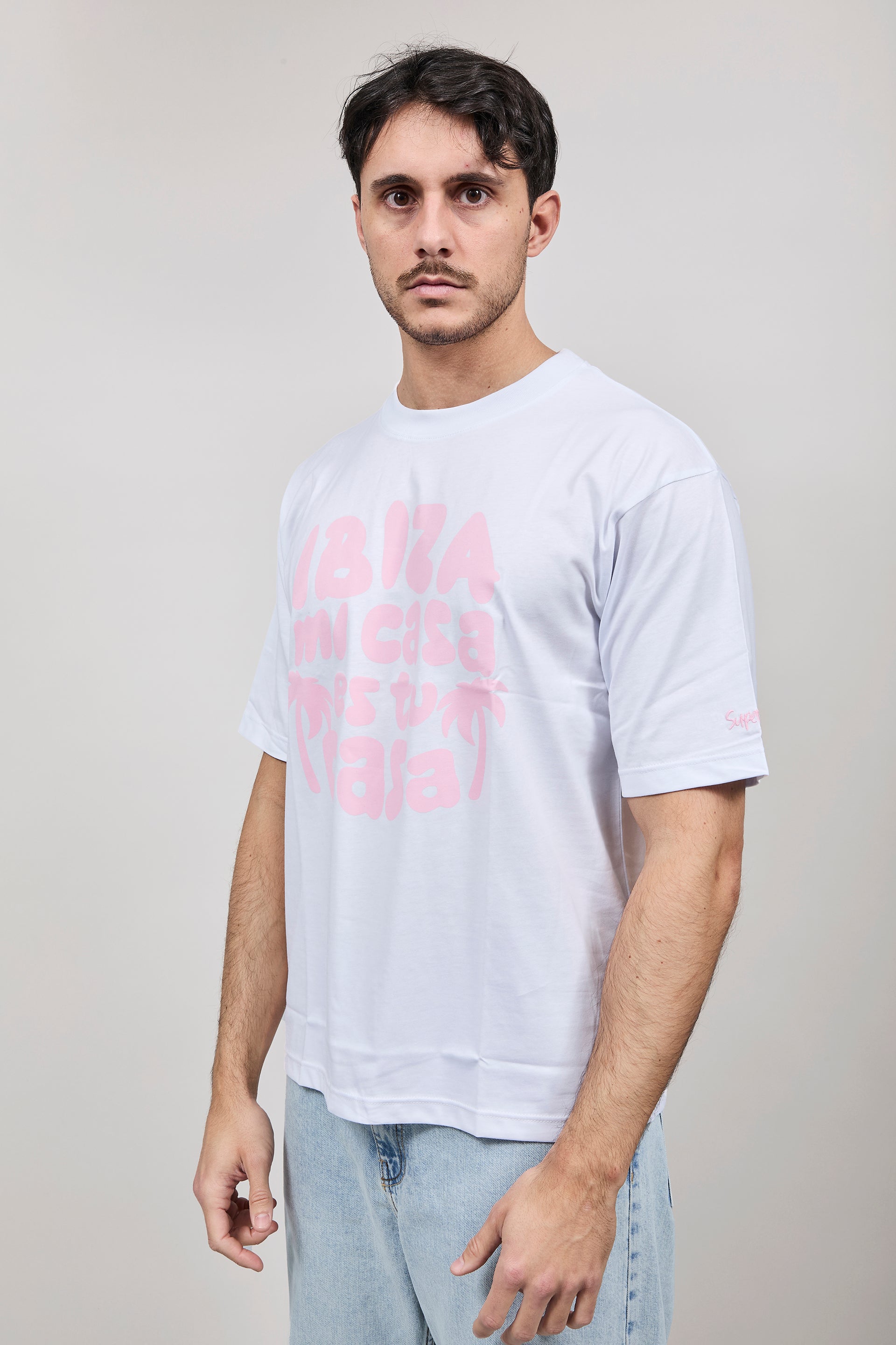 T-shirt Superculture Bianca A1949