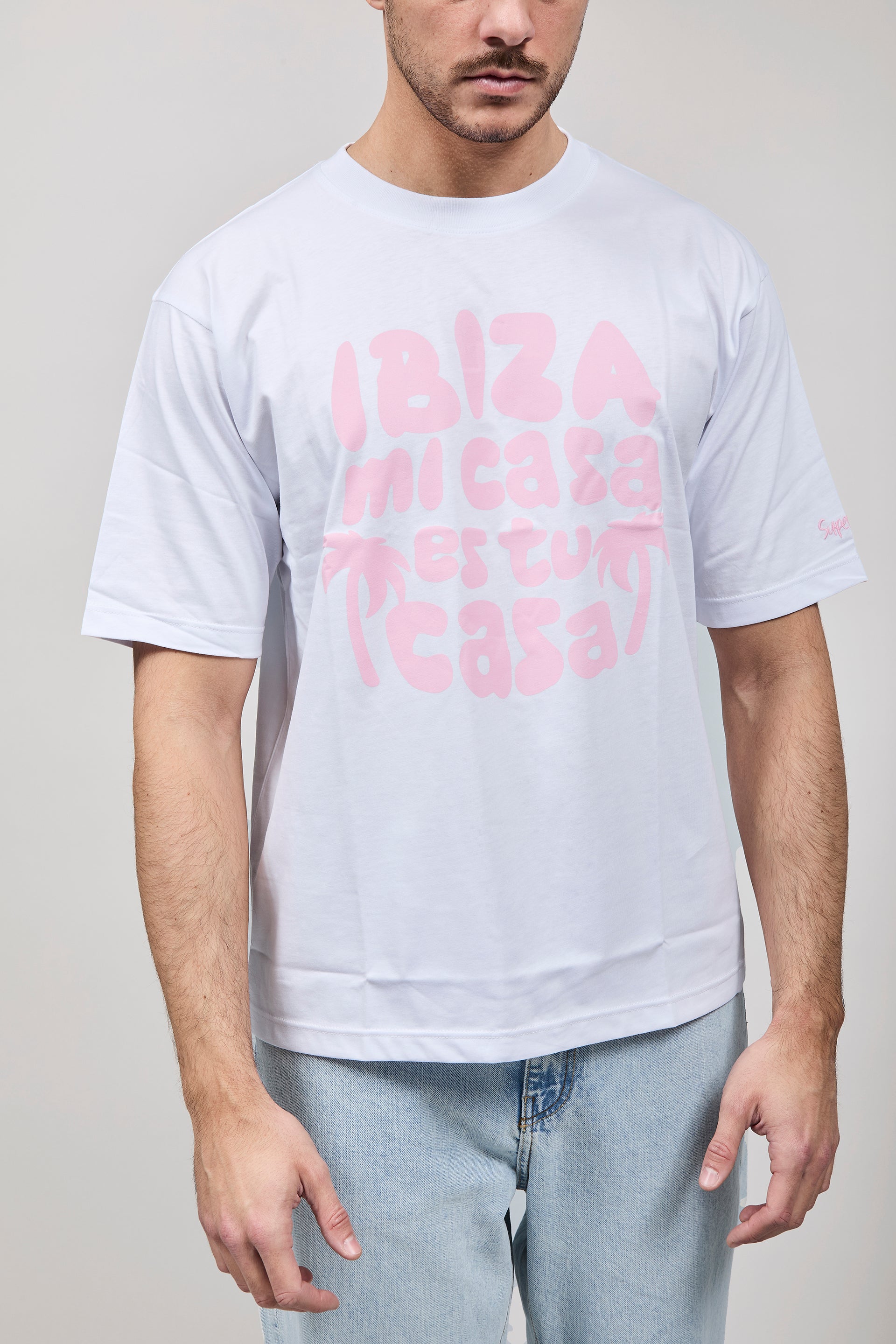 T-shirt Superculture Bianca A1949