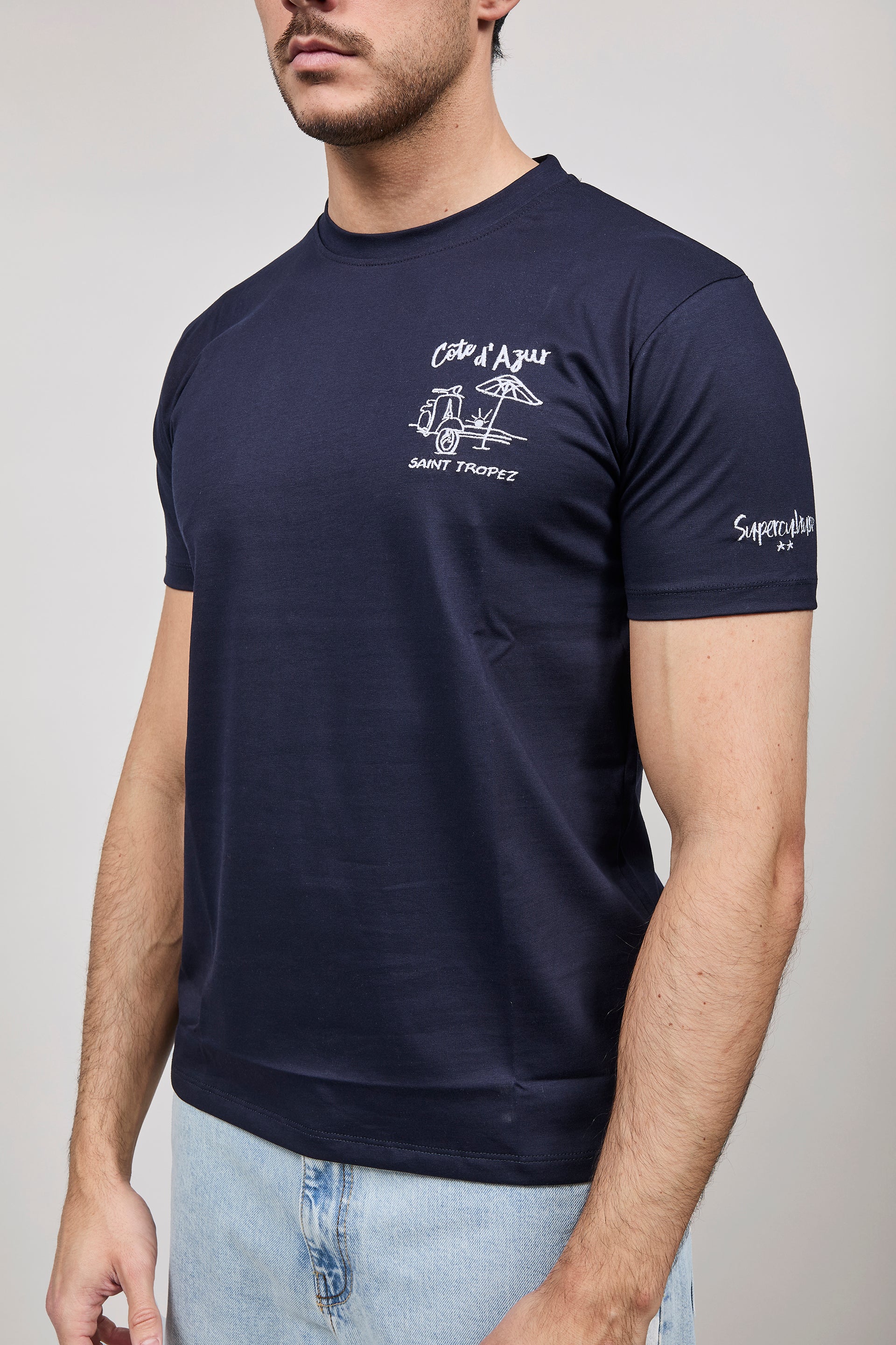 T-shirt Superculture Blu A1825