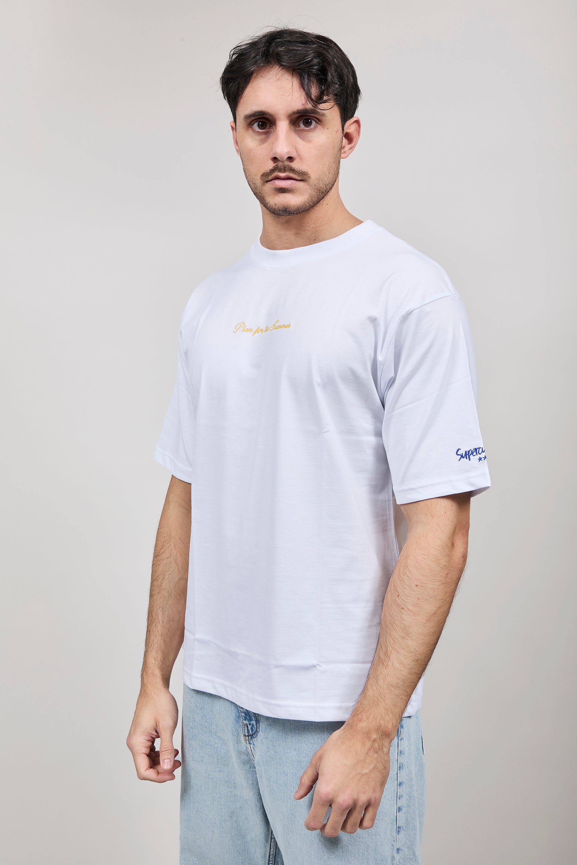 T-shirt Superculture Bianca A1955
