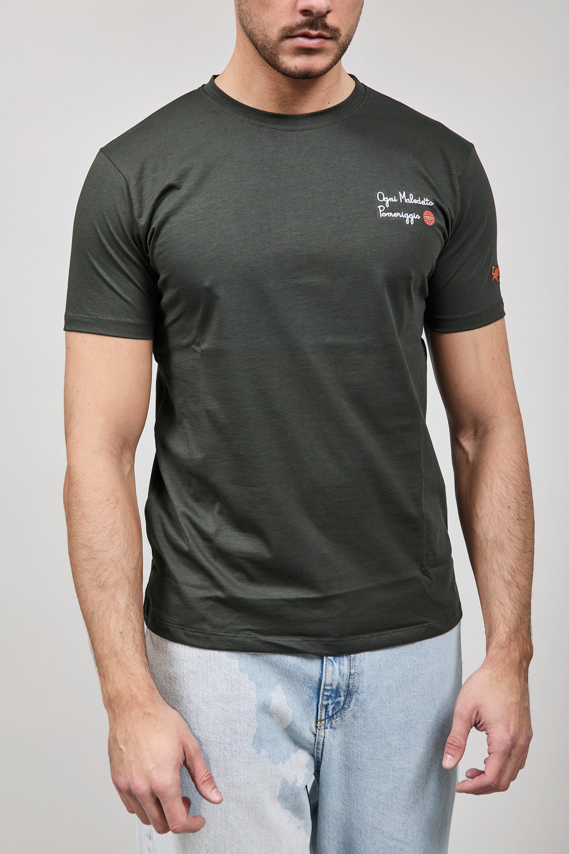 T-shirt Superculture Verde Militare A1907