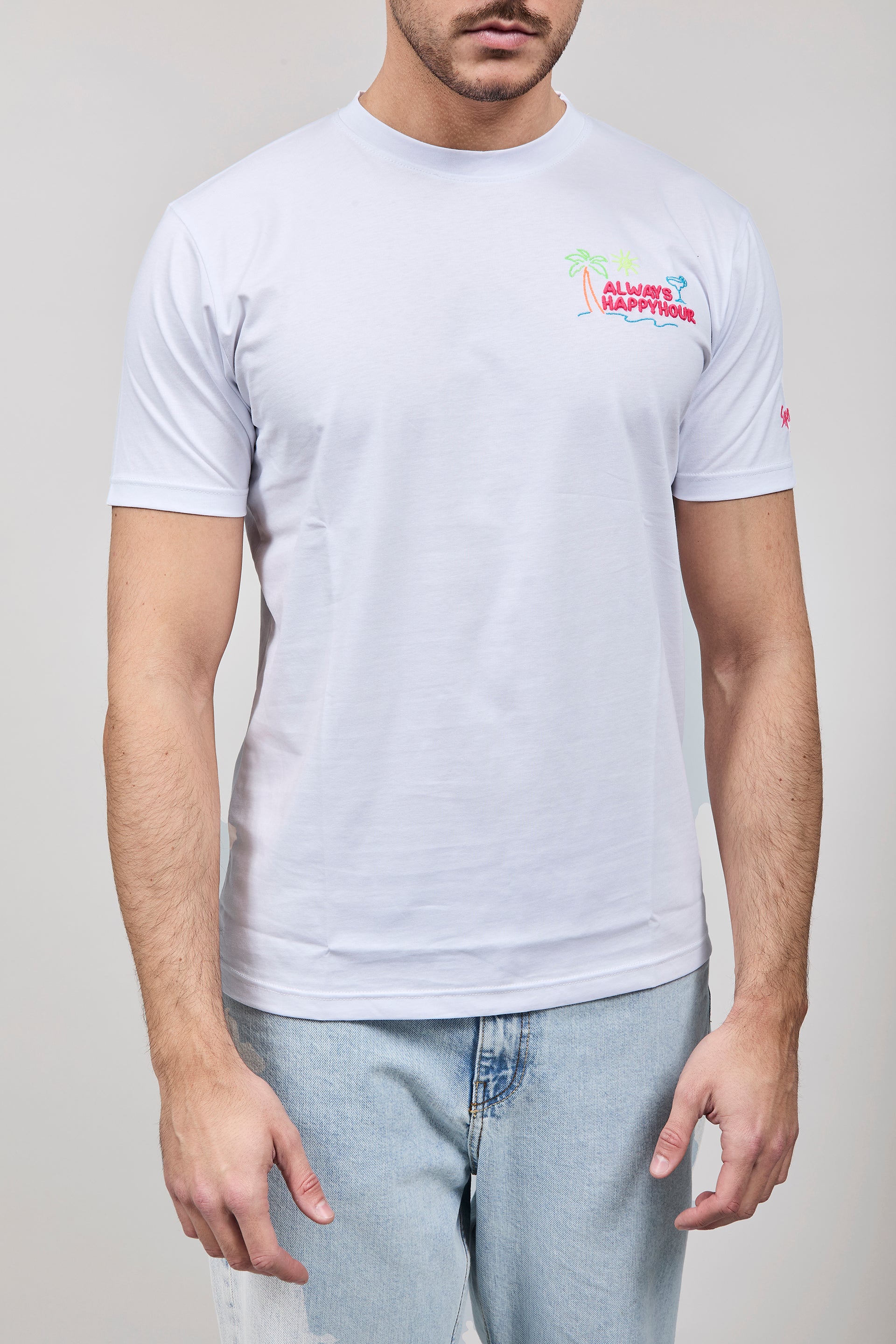 T-shirt Superculture Bianca A1845