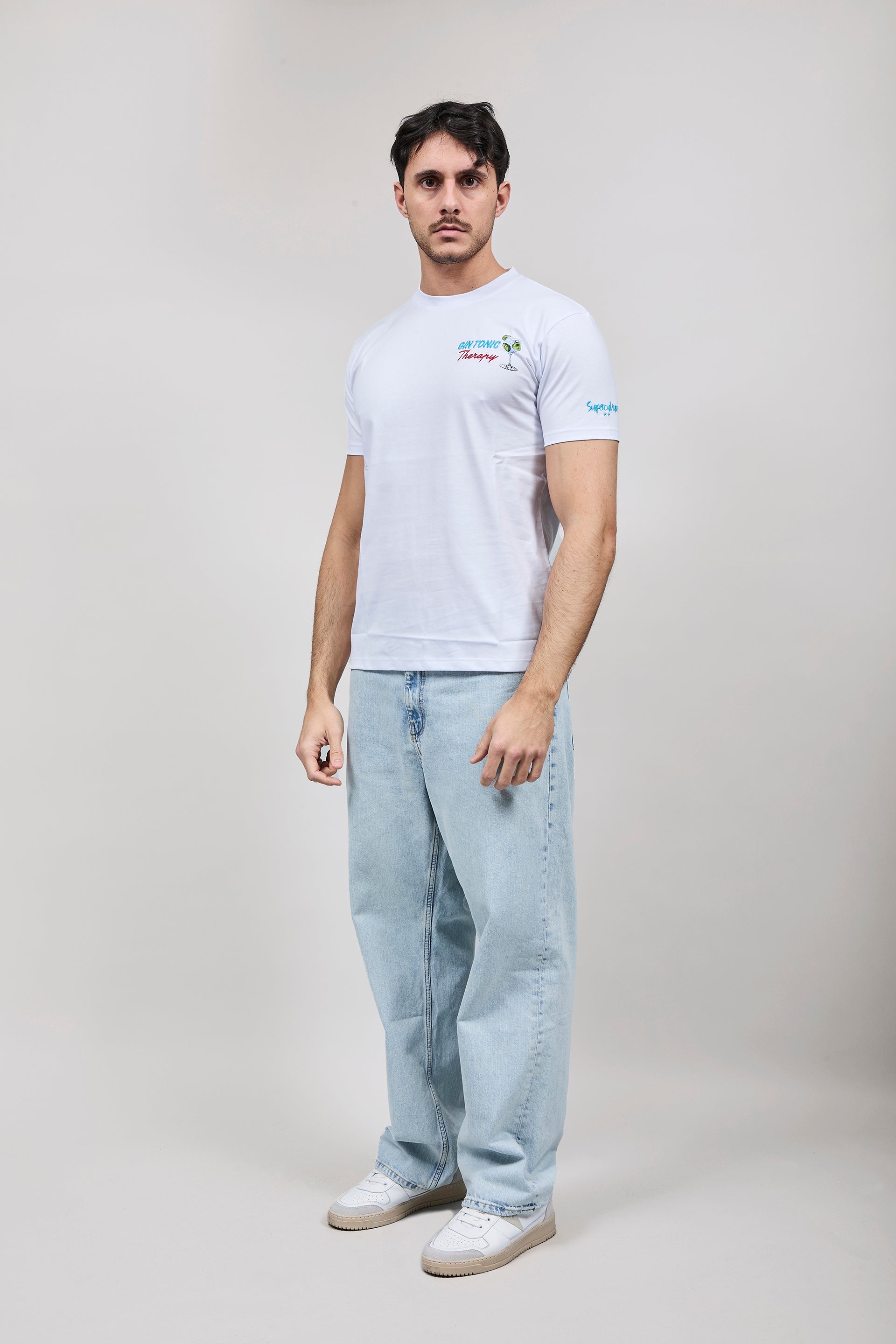 T-shirt Superculture Bianca A1905