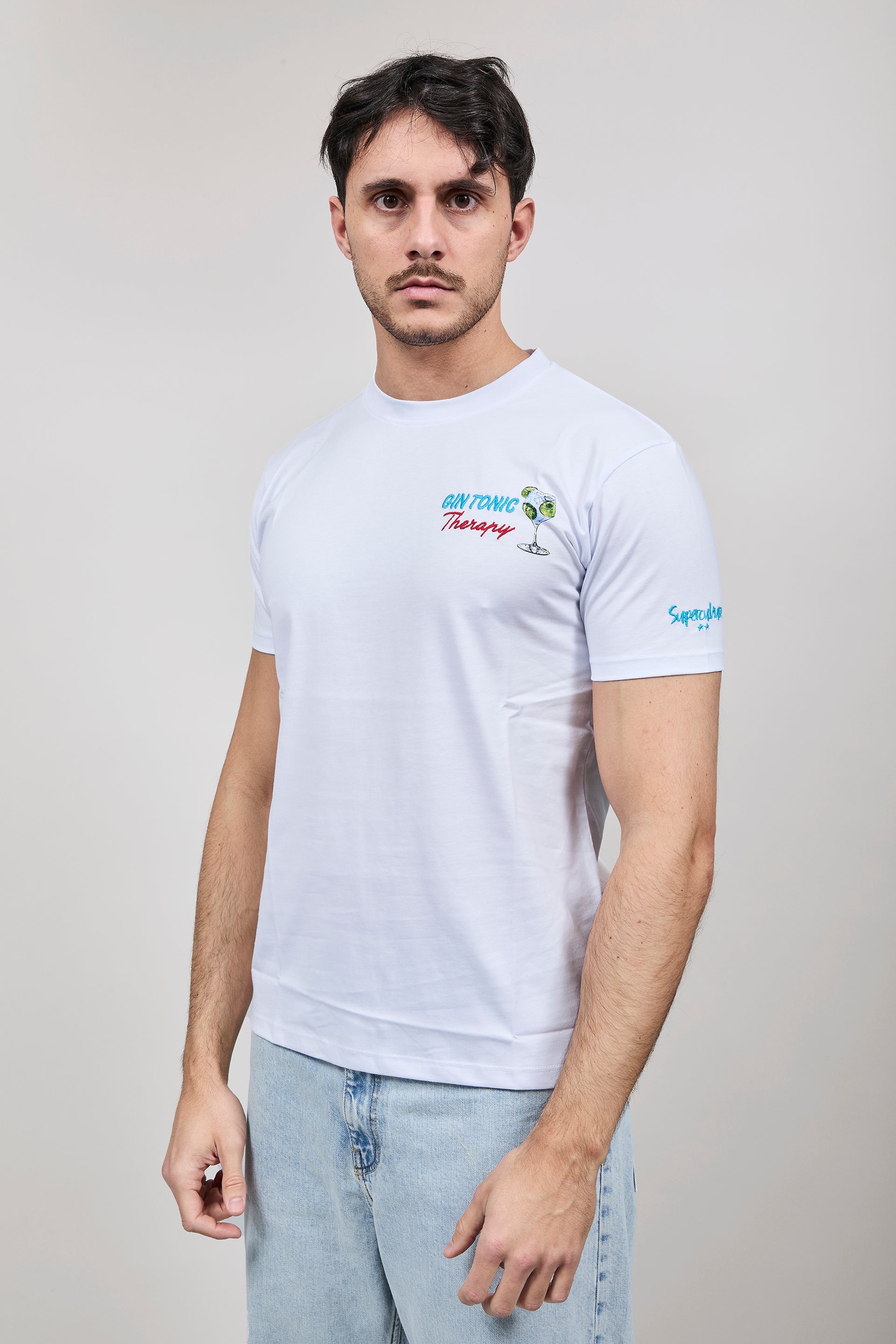 T-shirt Superculture Bianca A1905