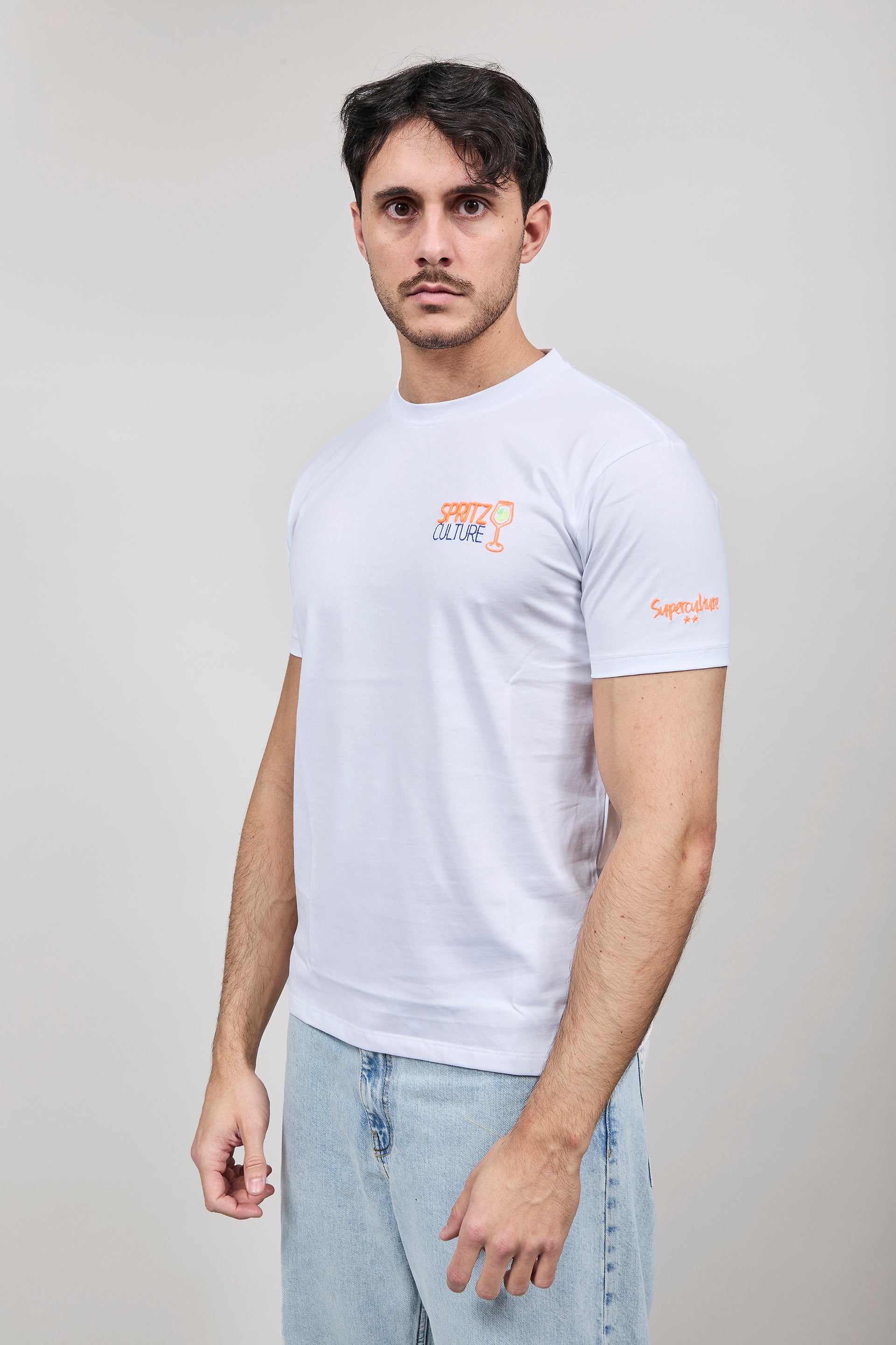 T-shirt Superculture Bianca A1847