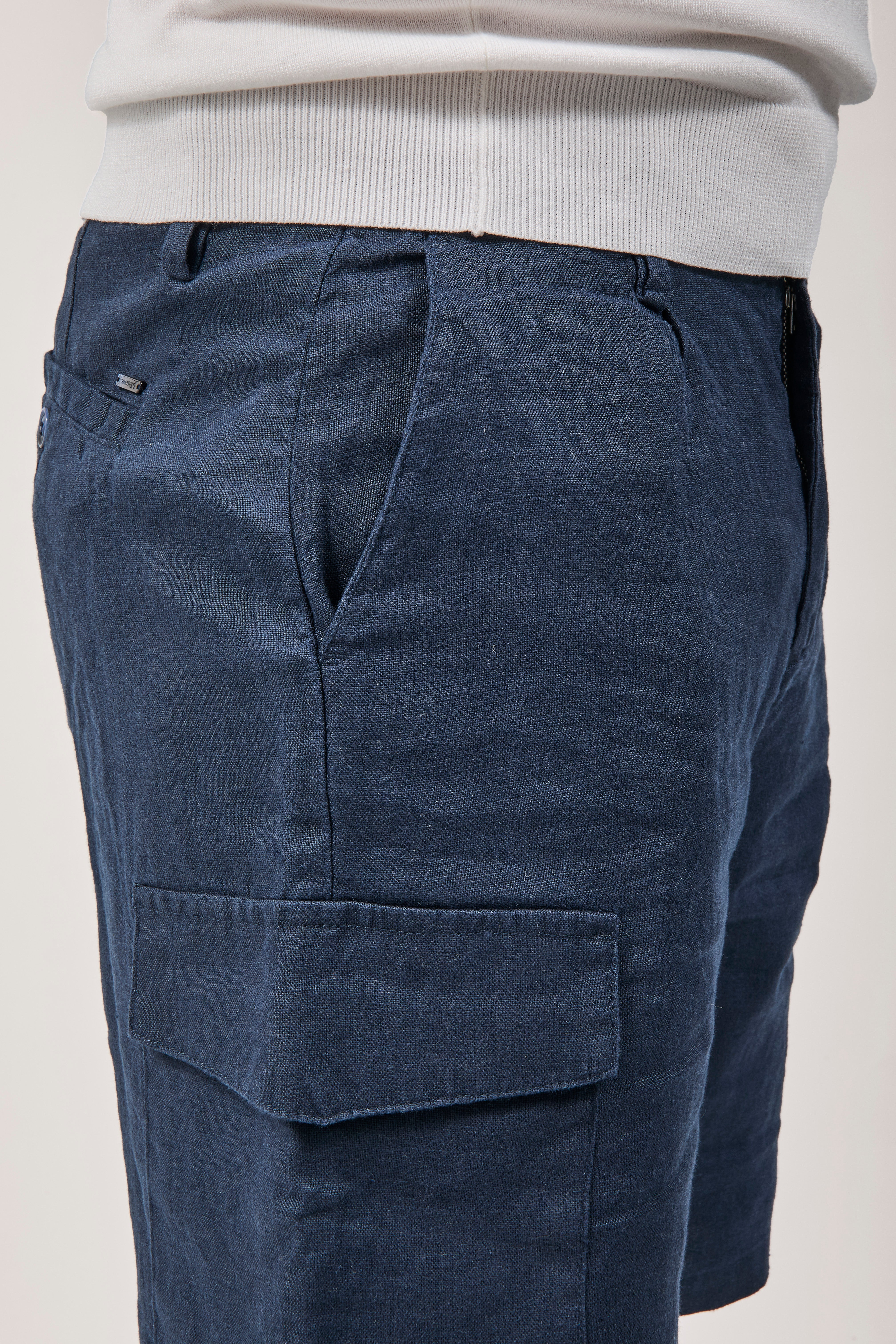 Bermuda Gianni Lupo Lino Blu 5209