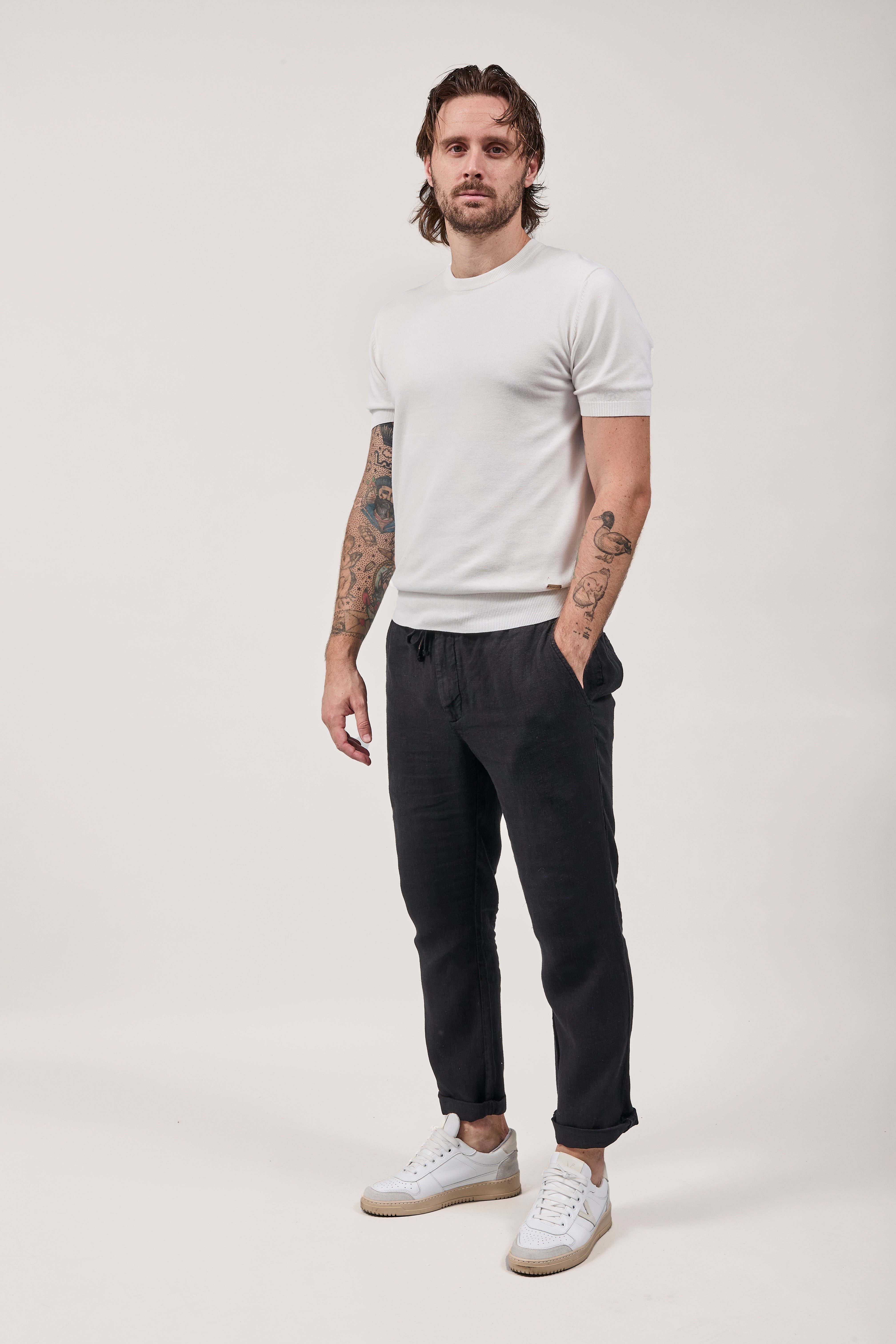 Pantalone Clark Lino Lewis T016 Nero