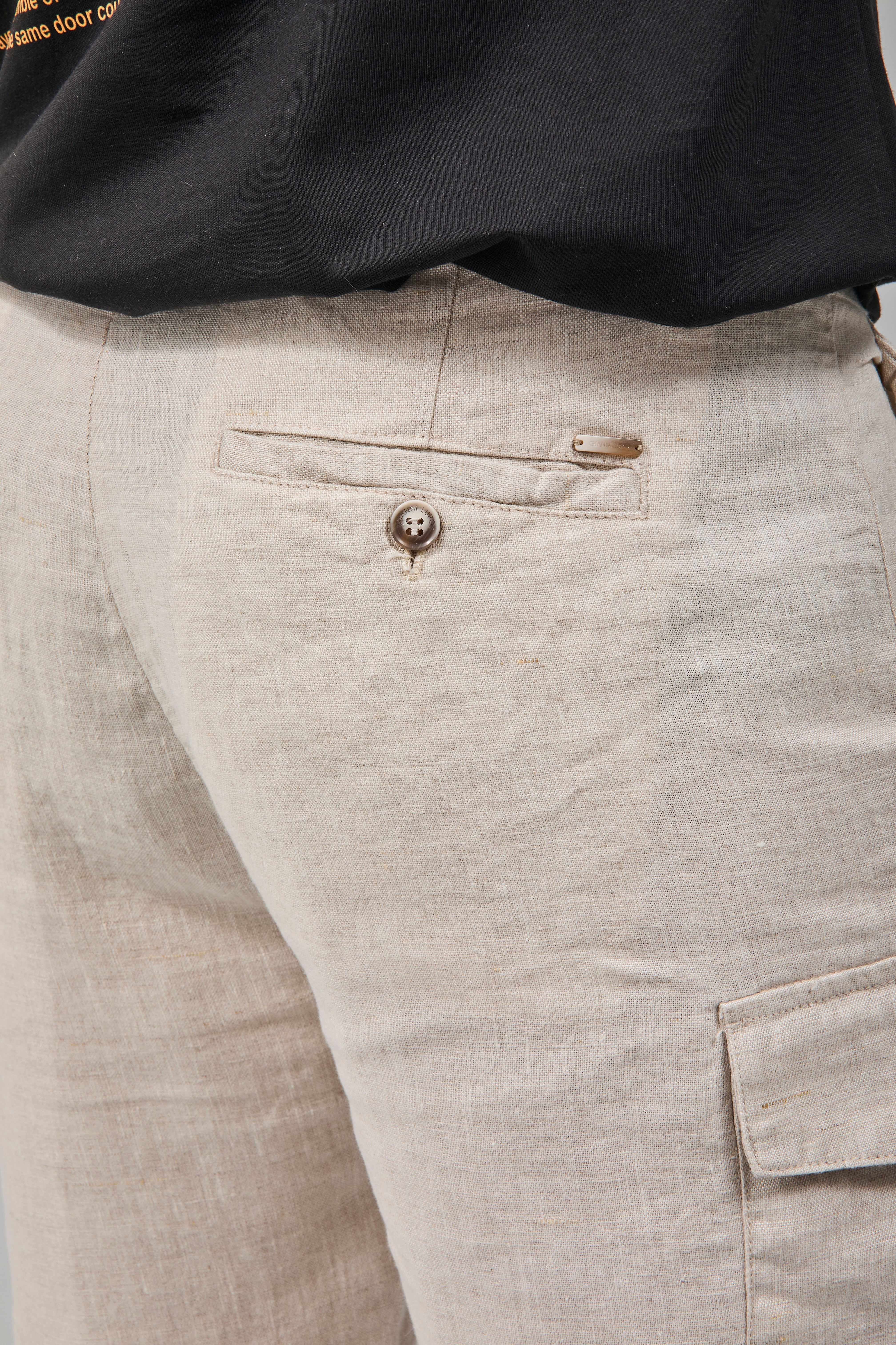 Bermuda Gianni Lupo Lino Beige 5209