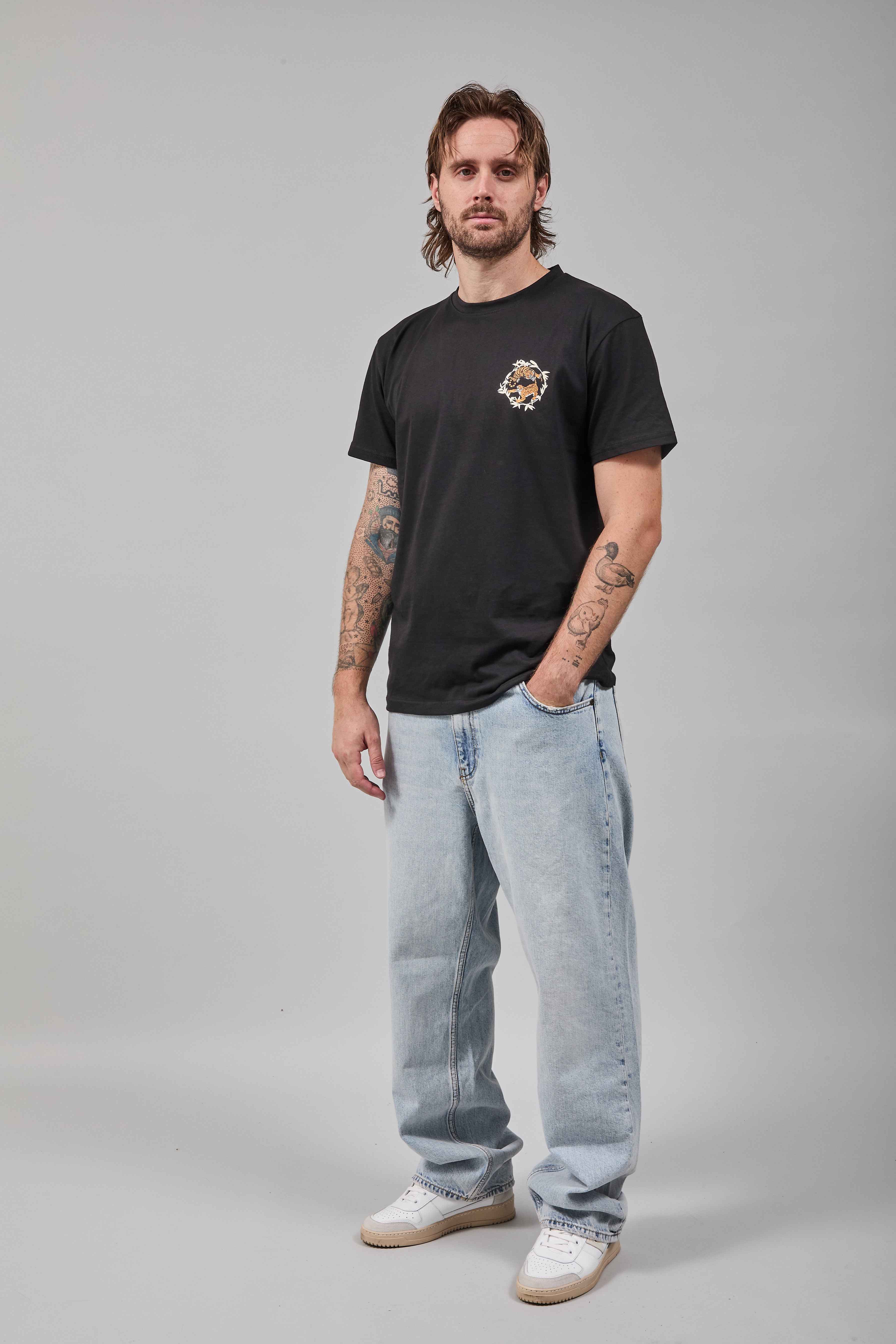 T-shirt Berna Tigri Nera