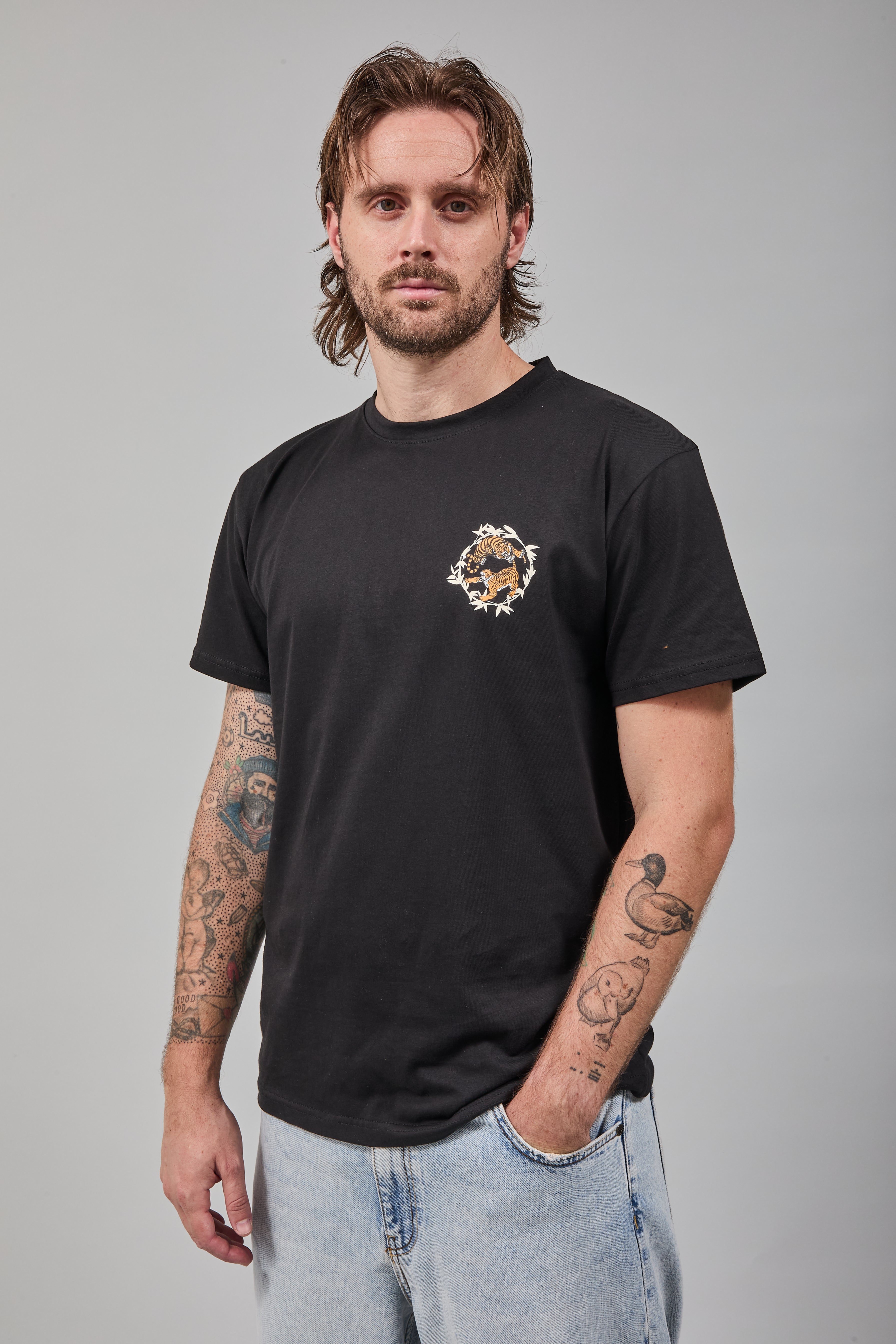 T-shirt Berna Tigri Nera
