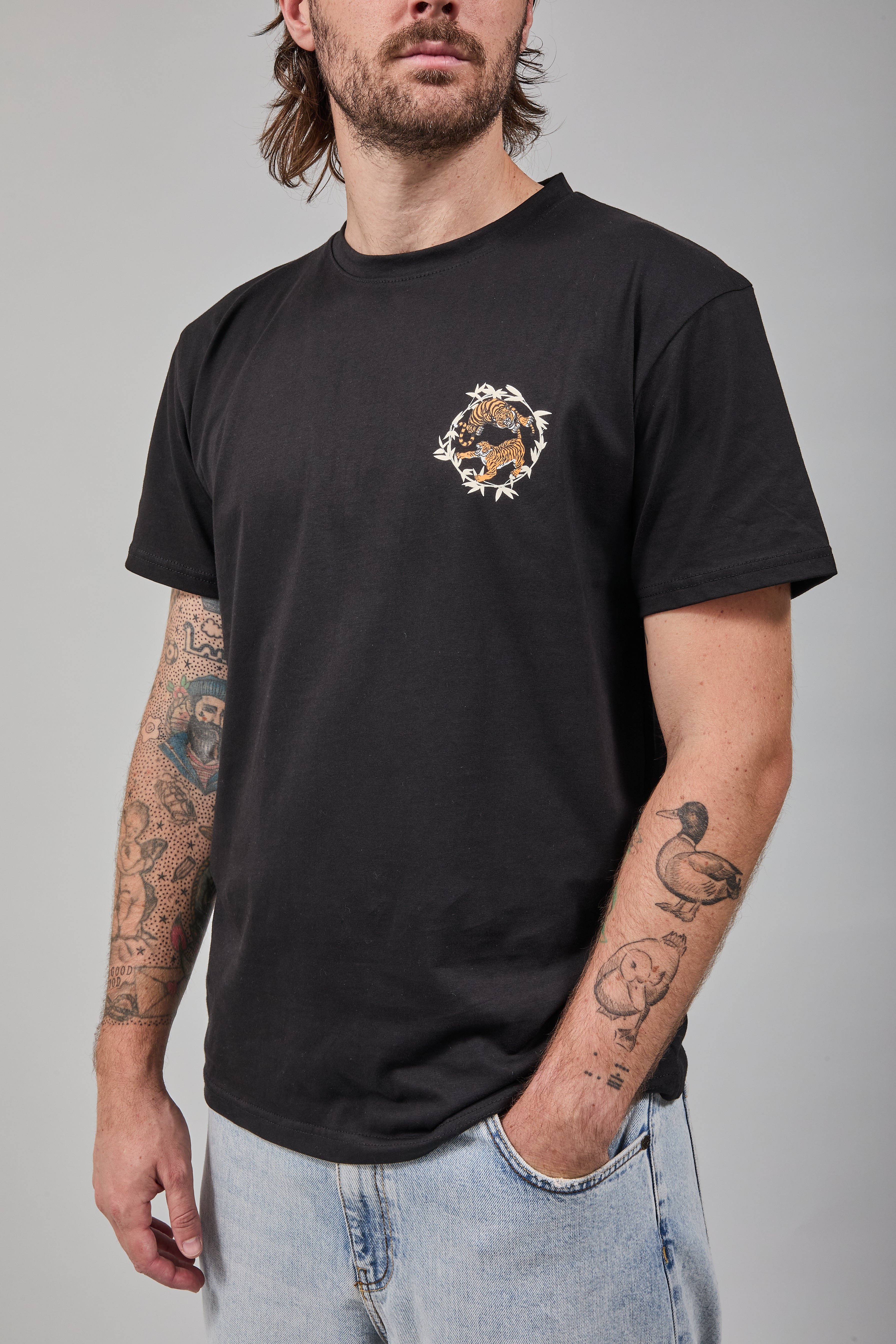 T-shirt Berna Tigri Nera