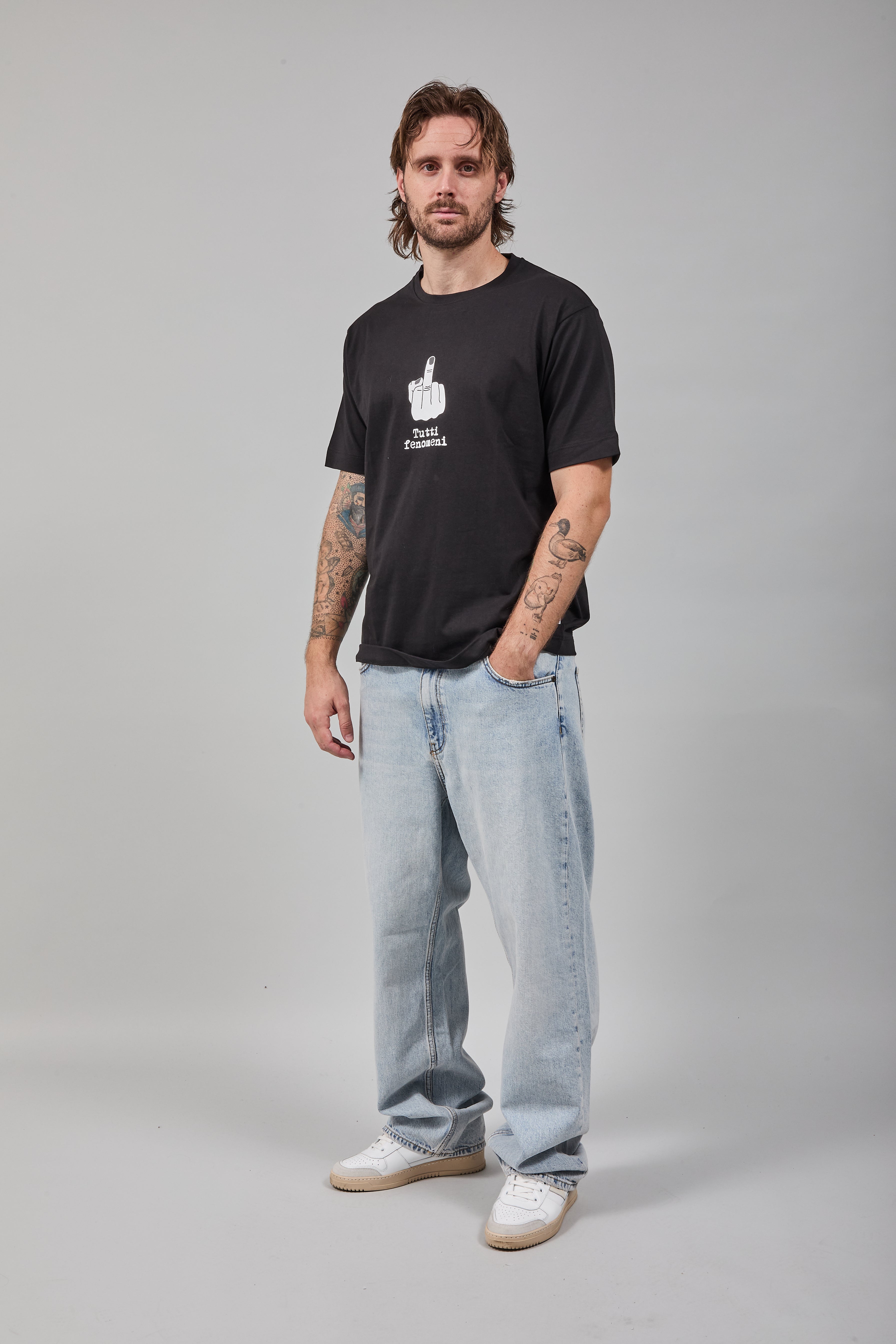 T-shirt Berna Dito Medio Nera