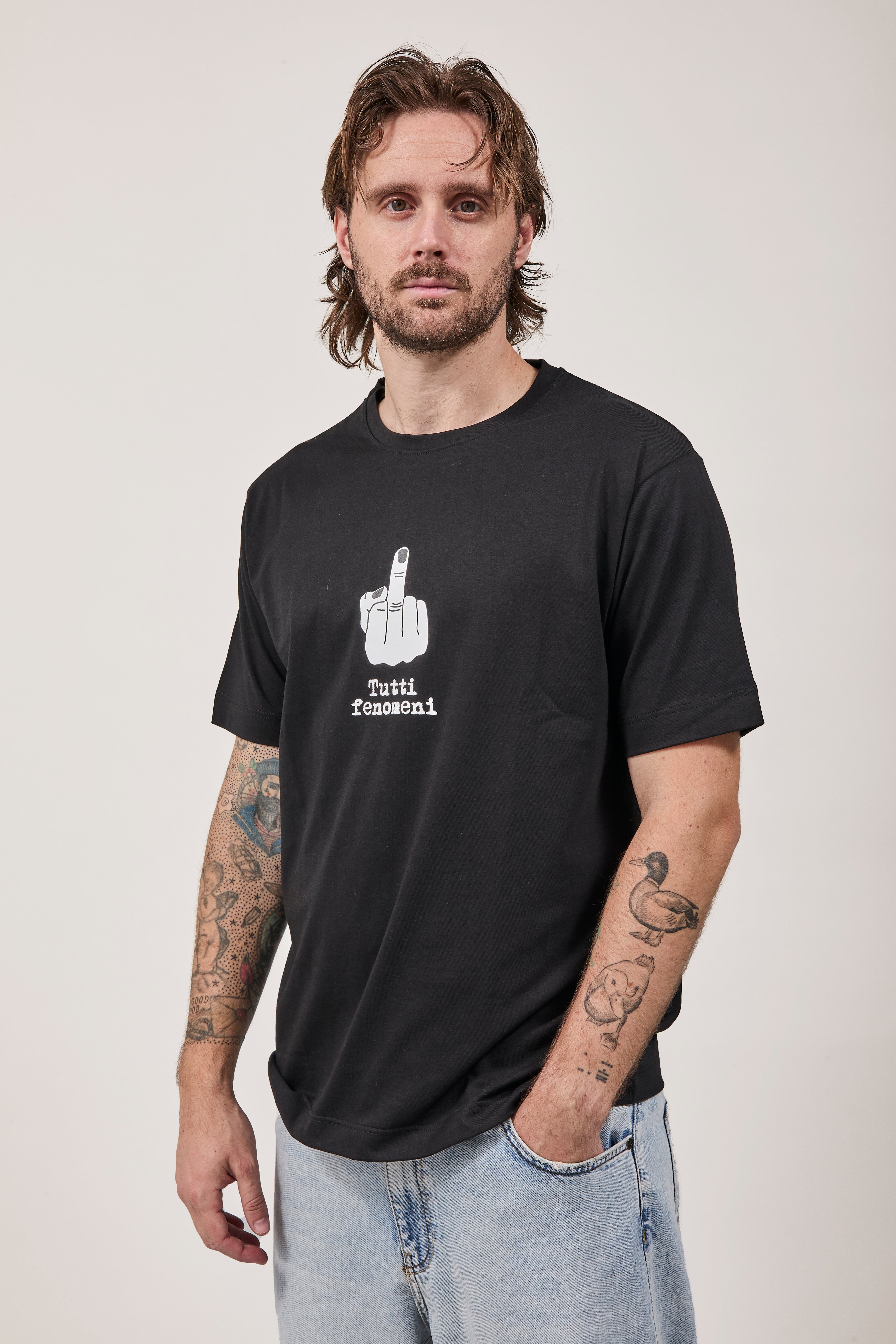 T-shirt Berna Dito Medio Nera