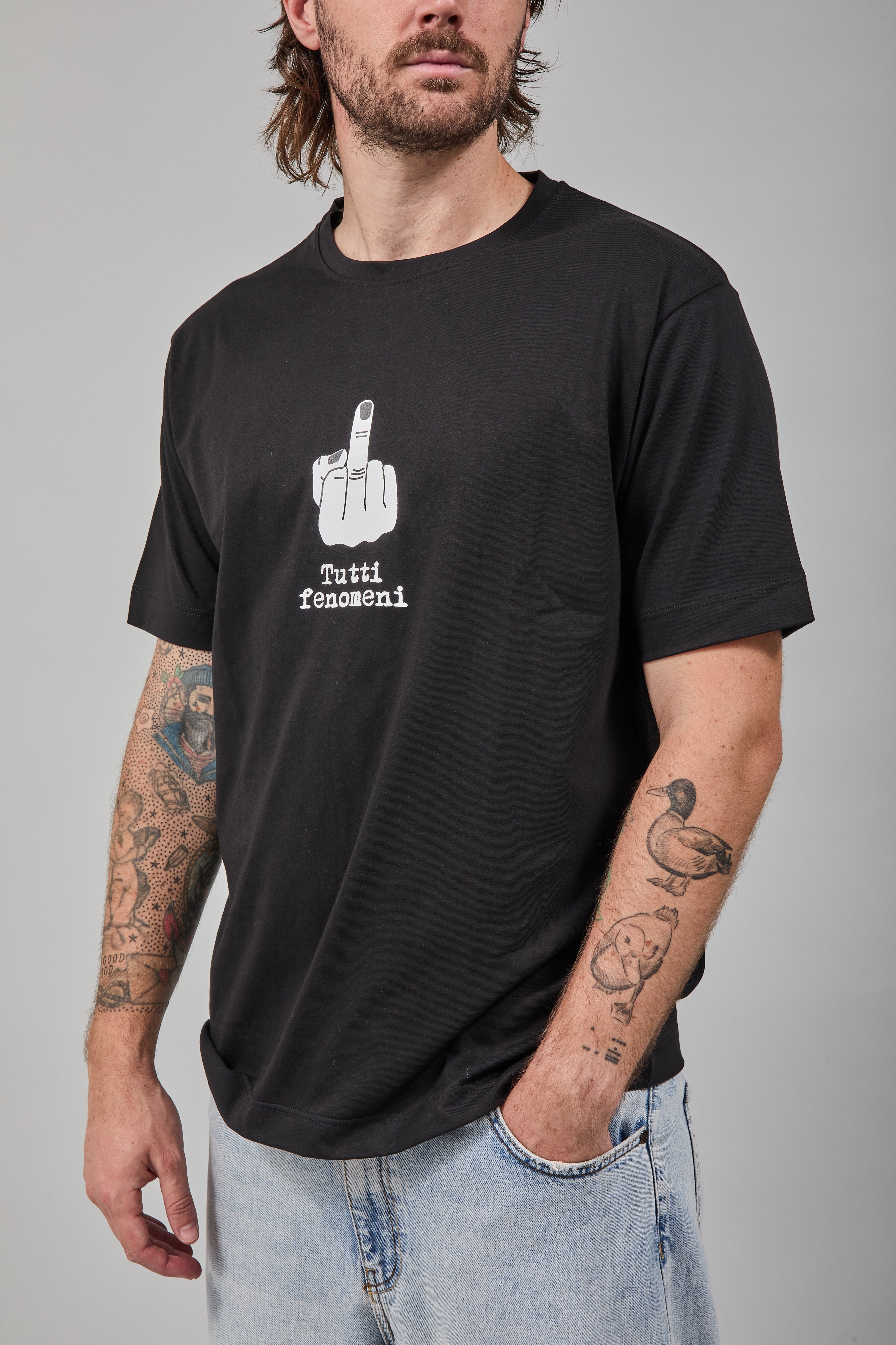 T-shirt Berna Dito Medio Nera