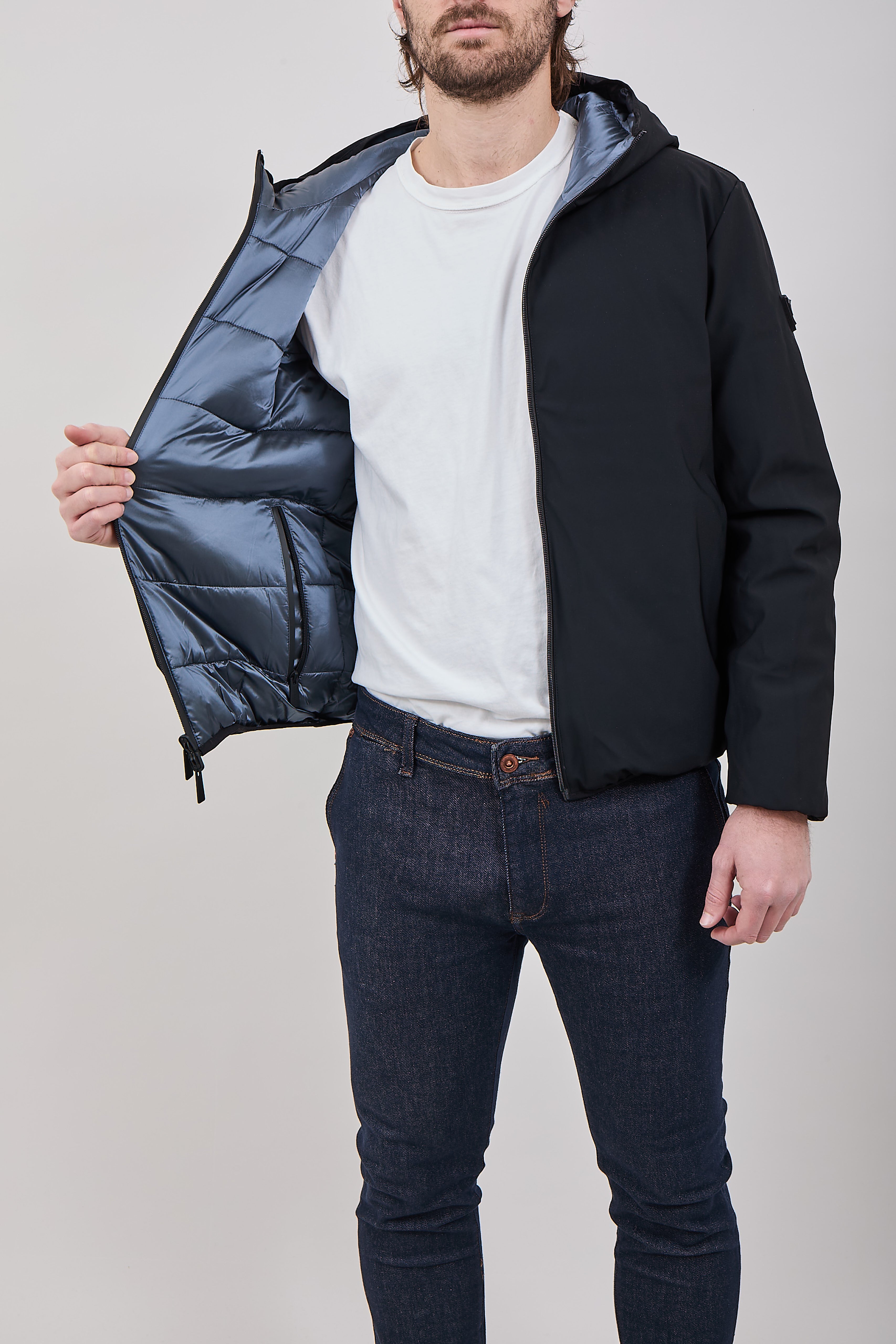 Piumino Reversibile Why Not Brand GH6 Nero/Blu