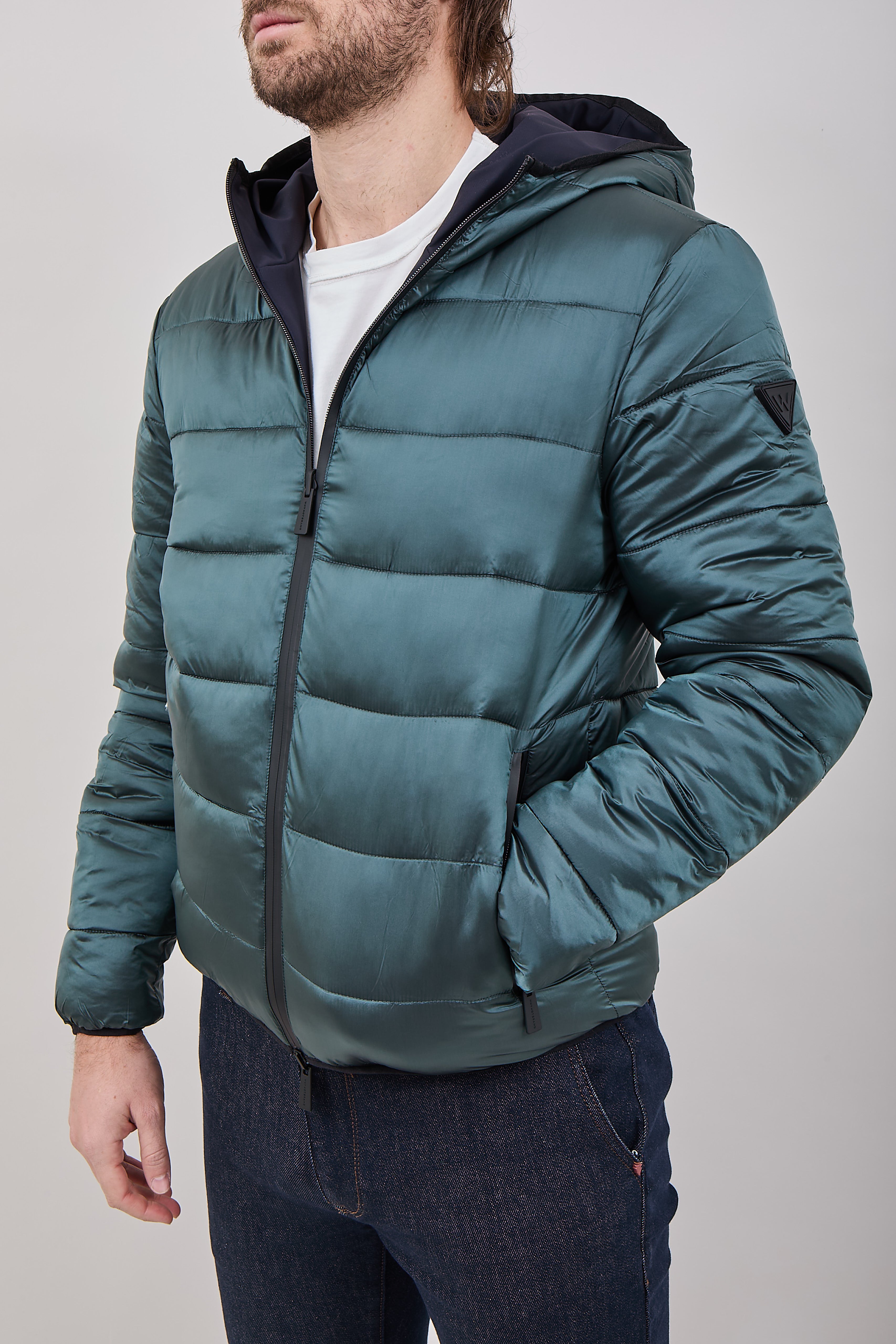 Piumino Reversibile Why Not Brand GH6 Blu/Verde