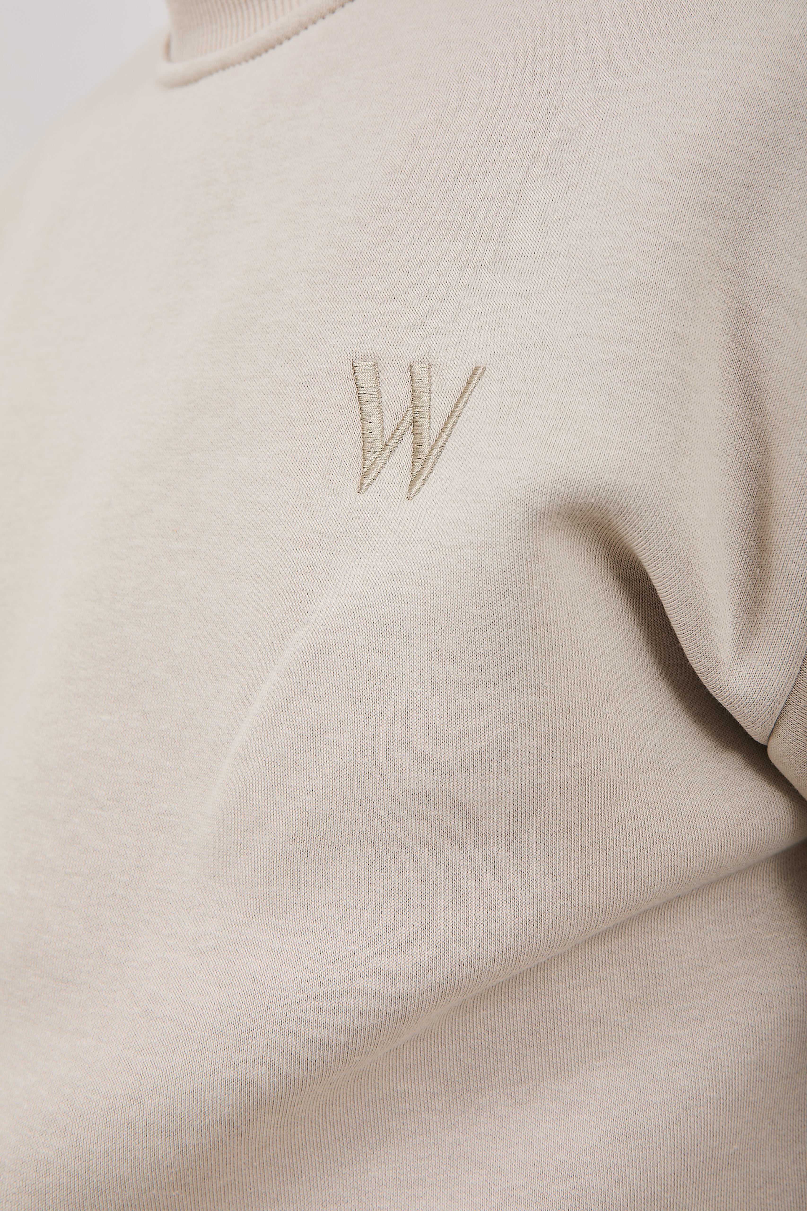 Felpa Girocollo Why Not Brand Essential Beige