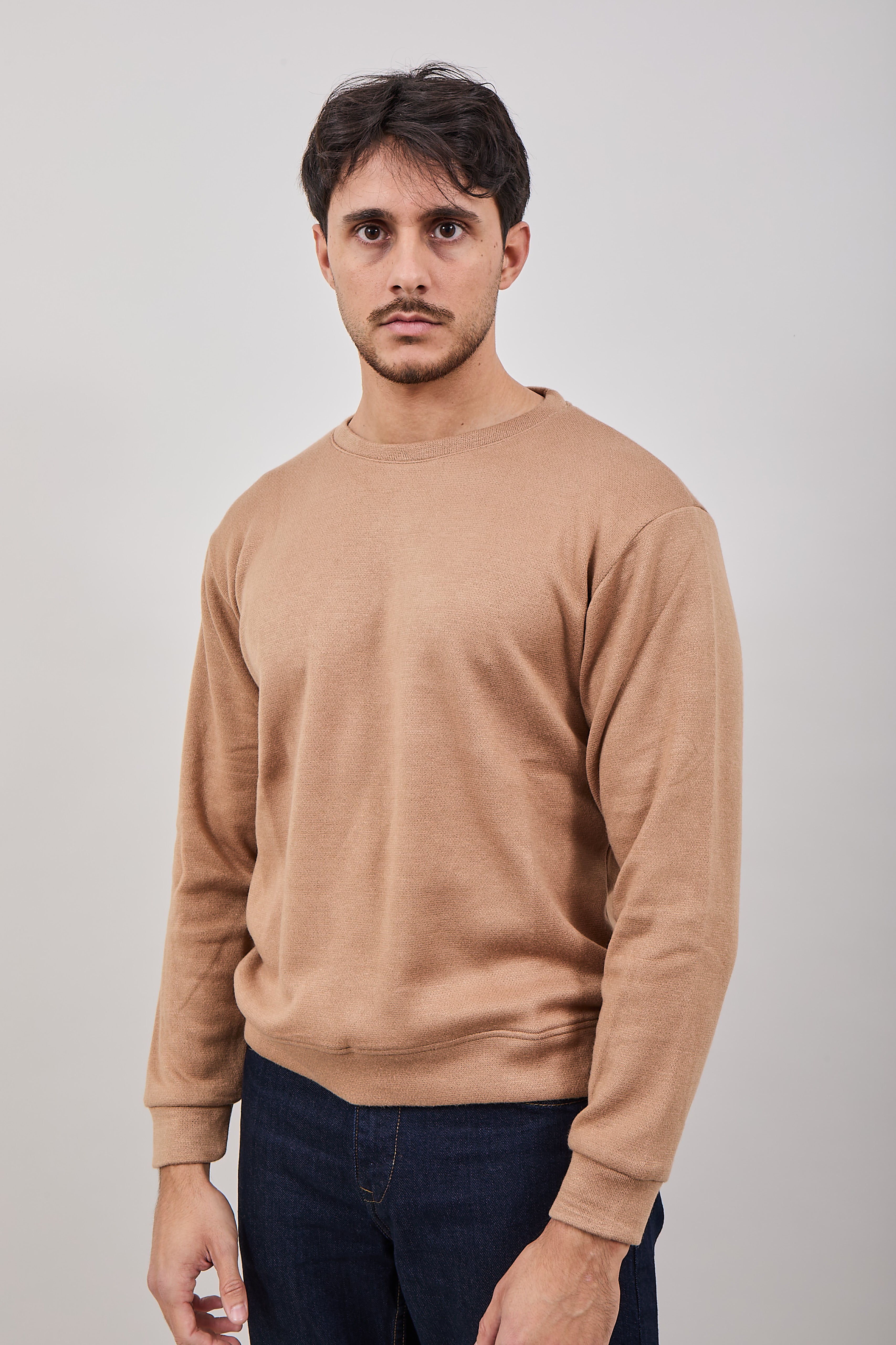 Felpa In maglia Alta Tensione Cammello