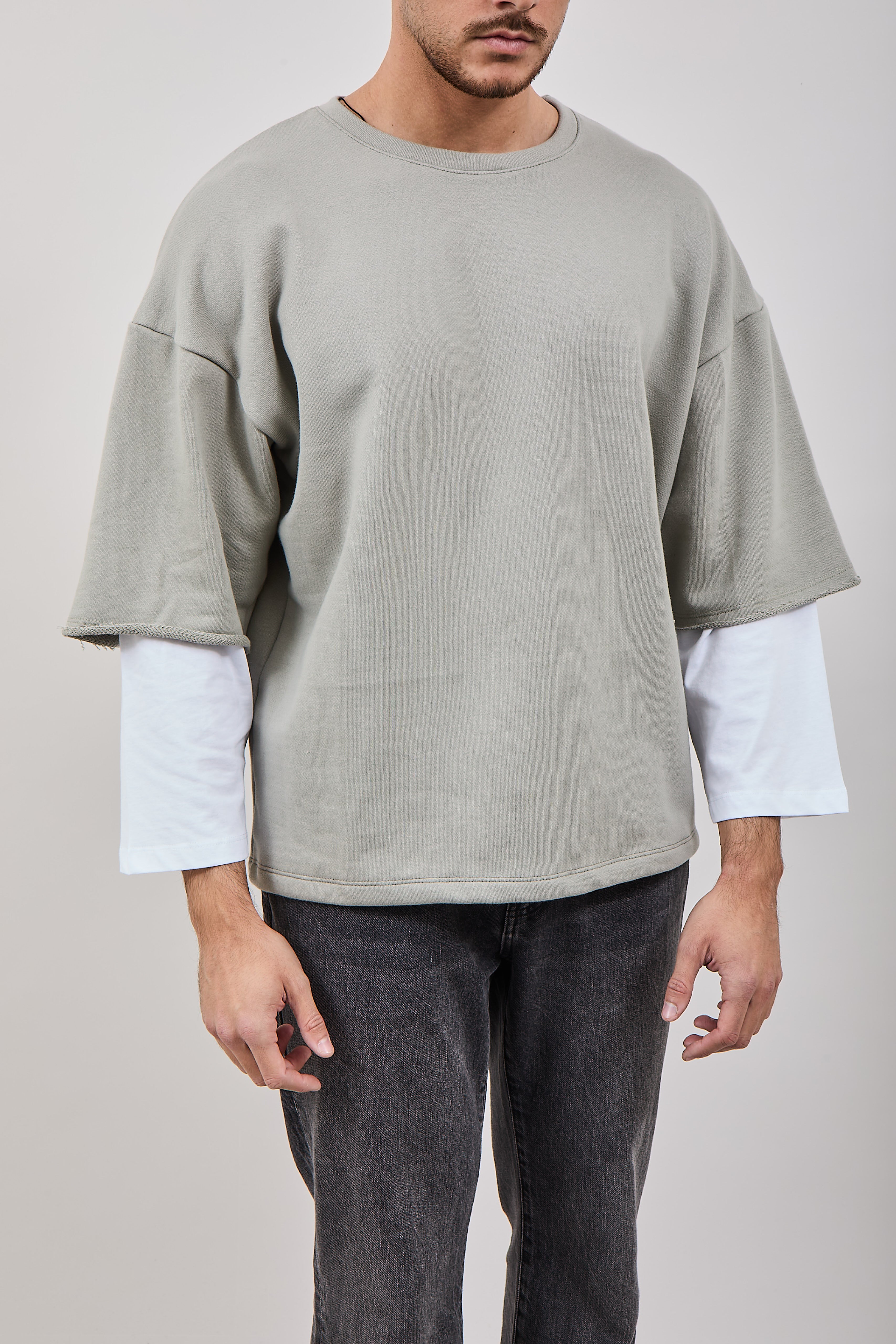 Felpa Njb Doppiamanica