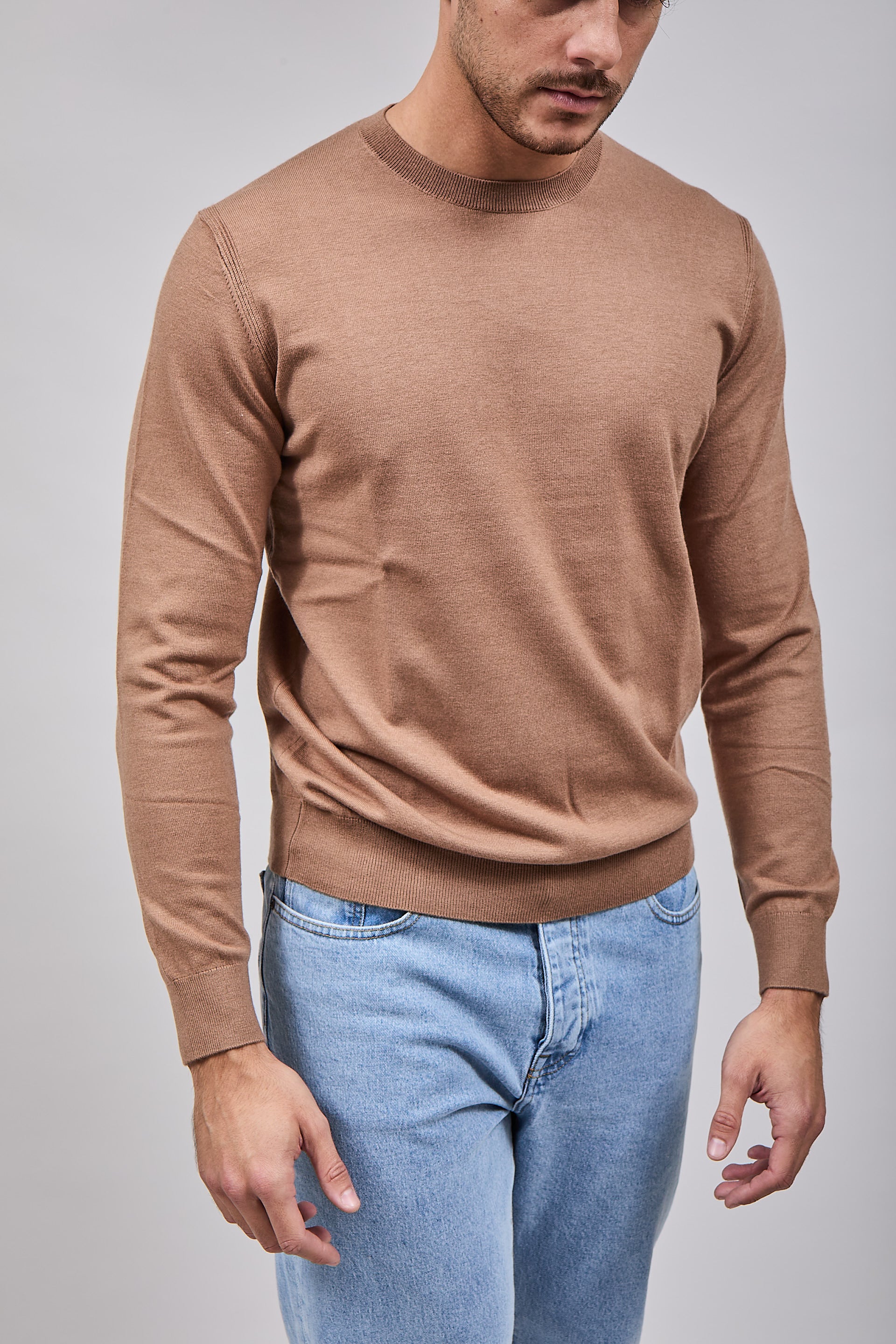 Maglioncino Diktat Cashmere Cammello 001