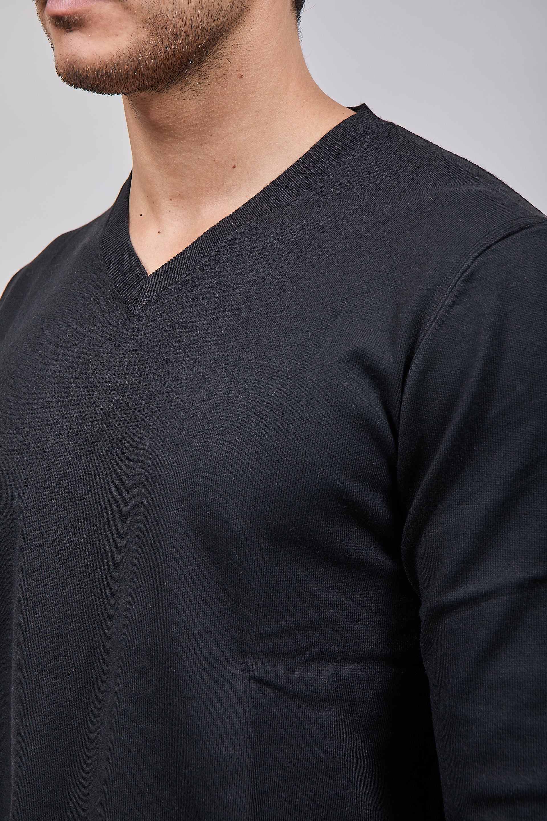 Maglioncino Diktat Cashmere Scollo V Nero 002