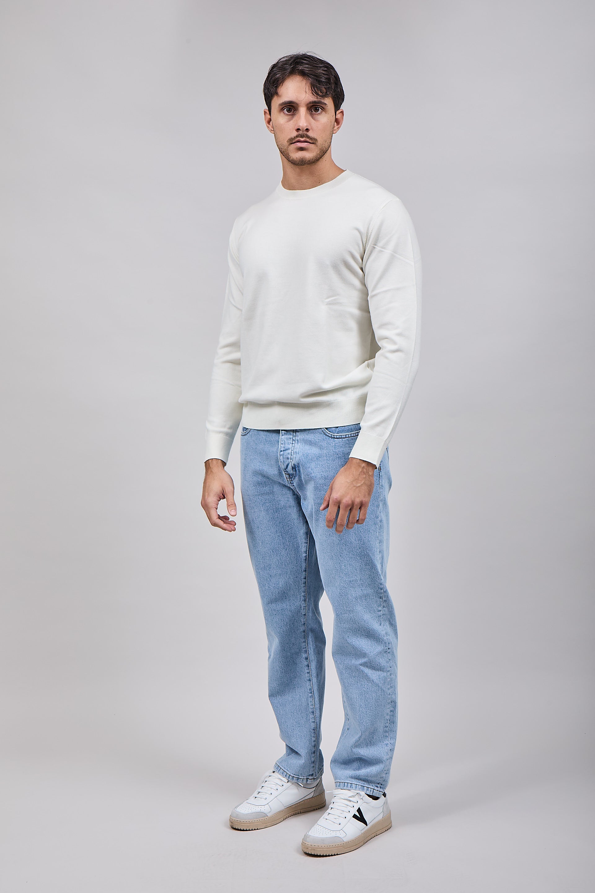 Maglioncino Diktat Cashmere Panna 001