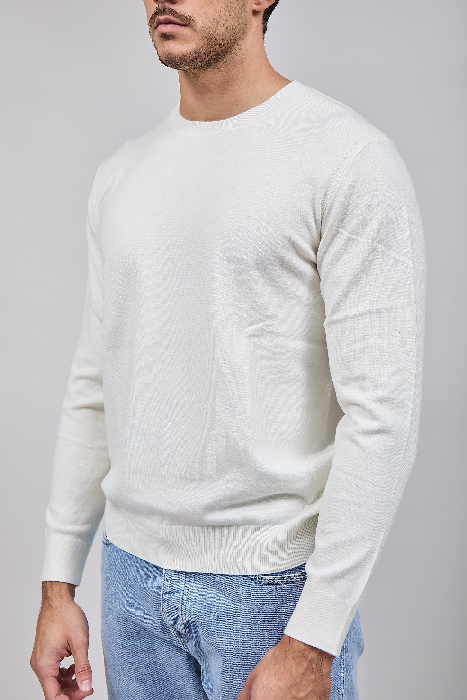 Maglioncino Diktat Cashmere Panna 001