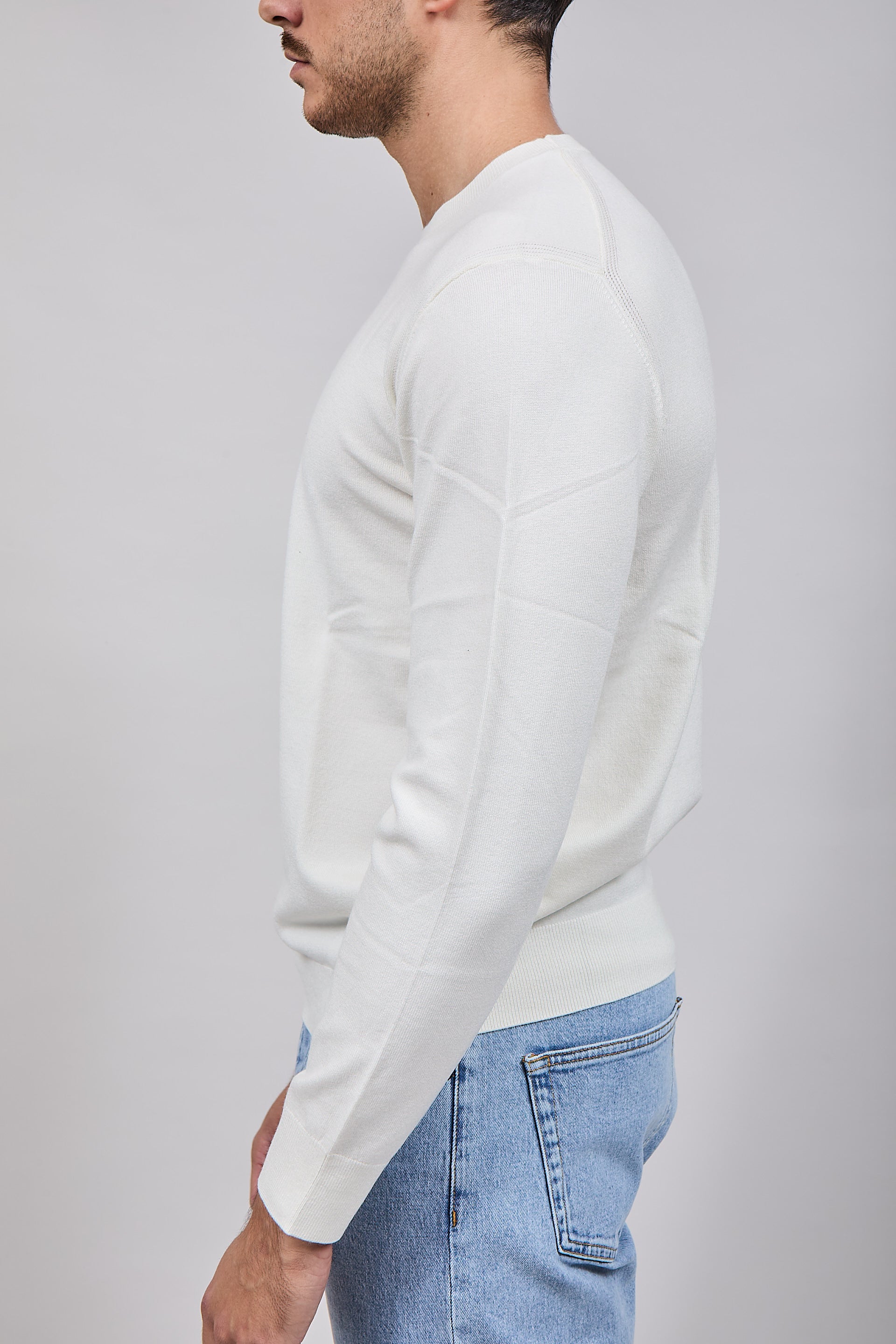 Maglioncino Diktat Cashmere Panna 001