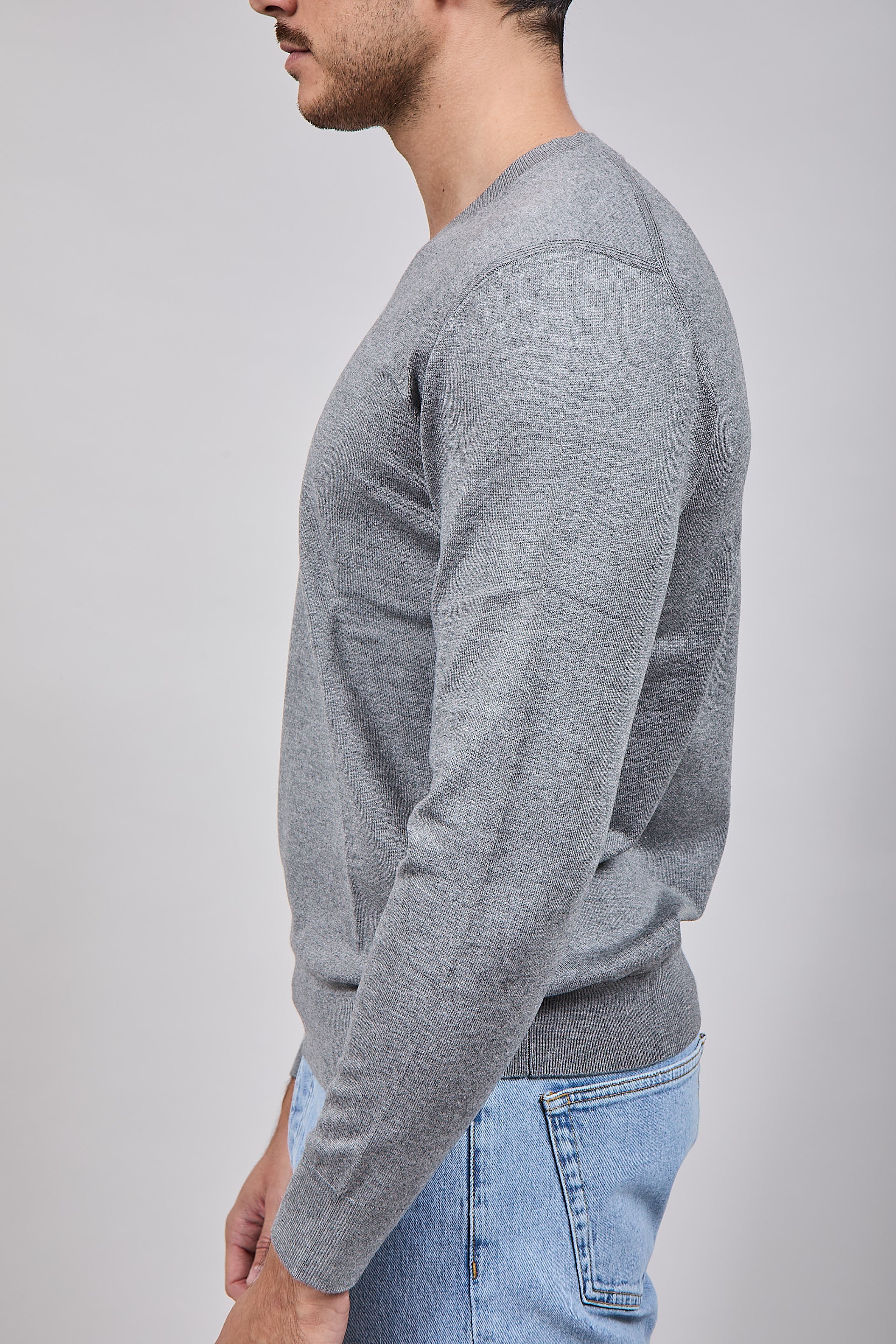 Maglioncino Diktat Cashmere Scollo V Grigio 002