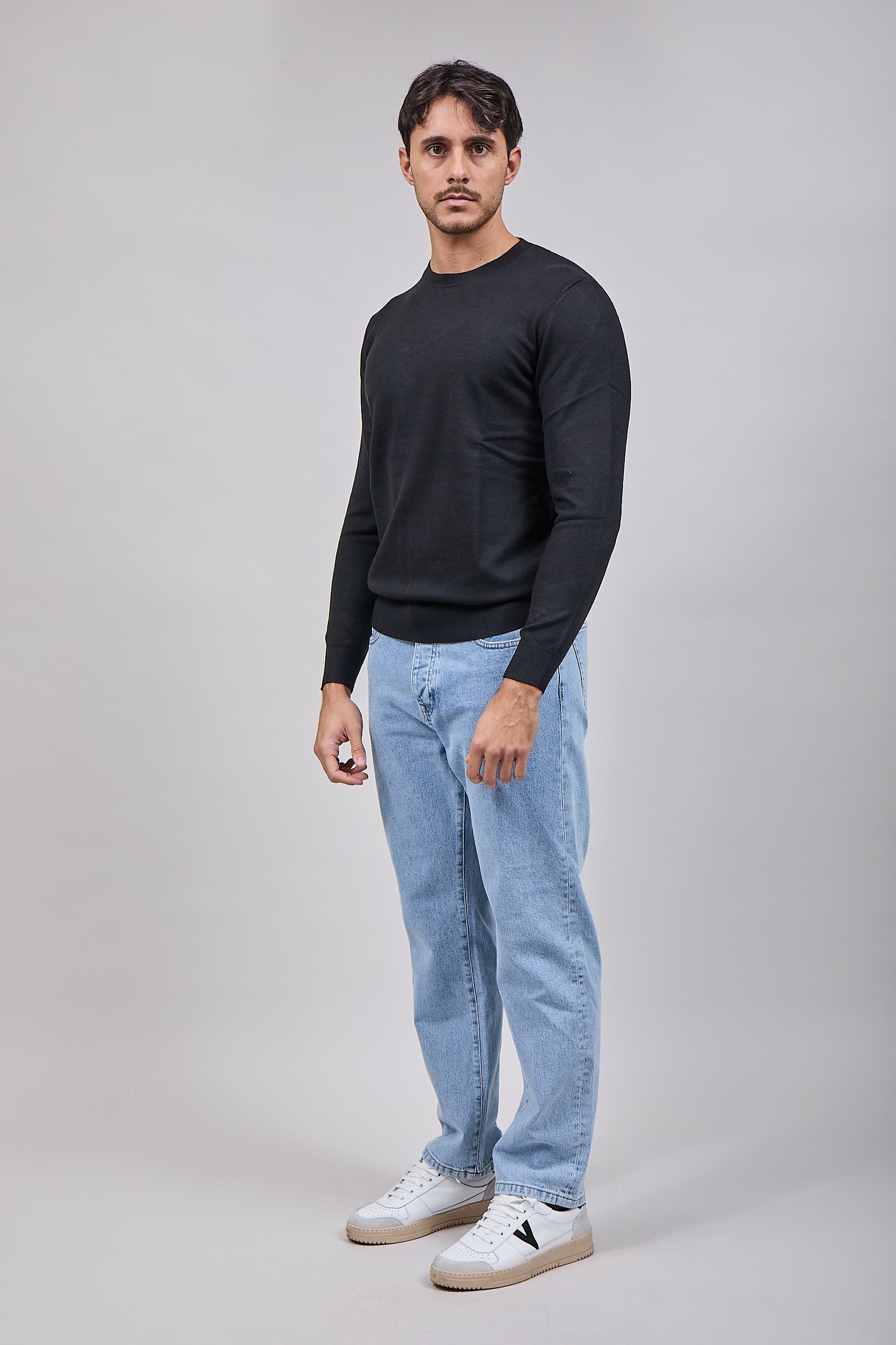 Maglioncino Diktat Cashmere Nero 001