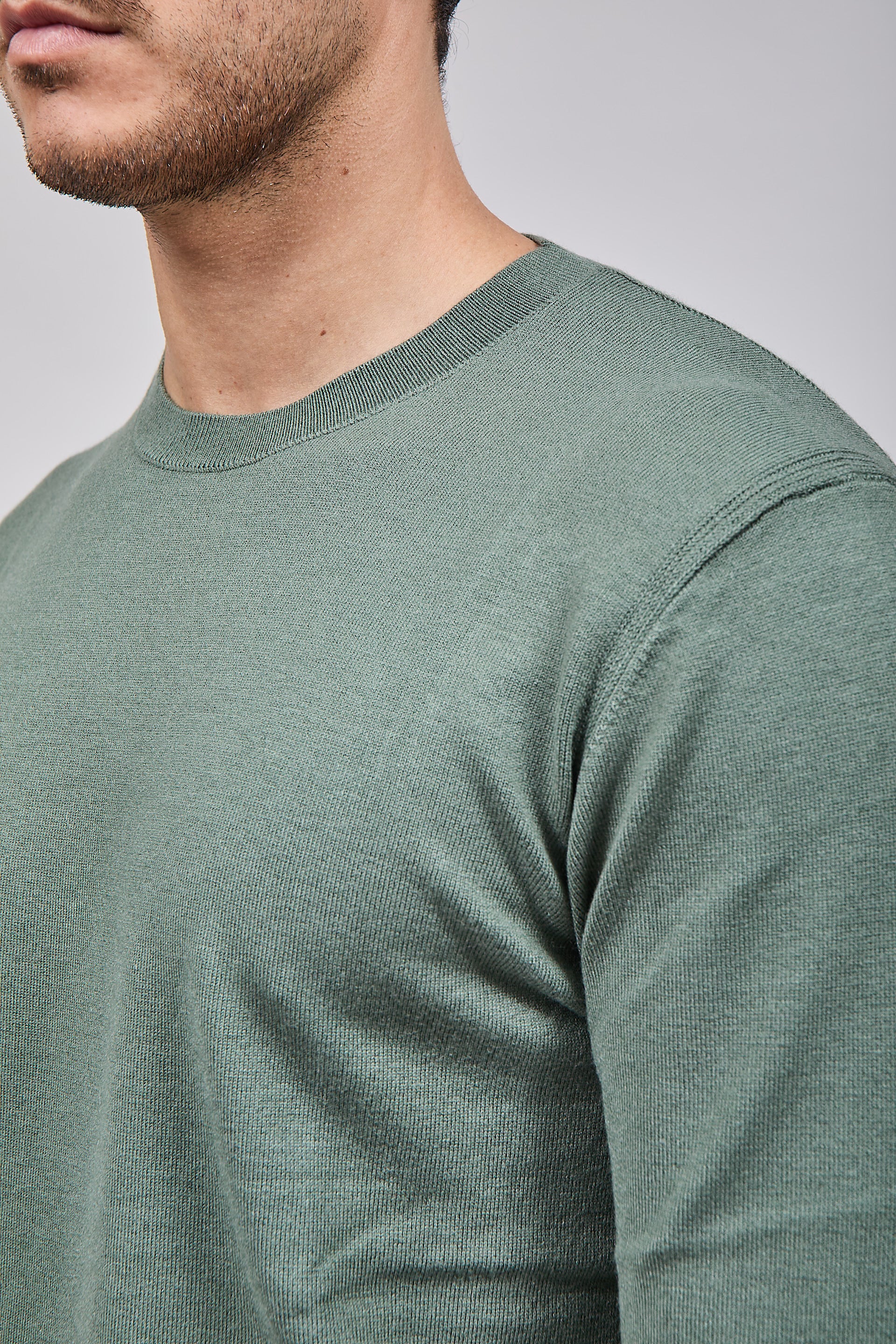 Maglioncino Diktat Cashmere Salvia 001