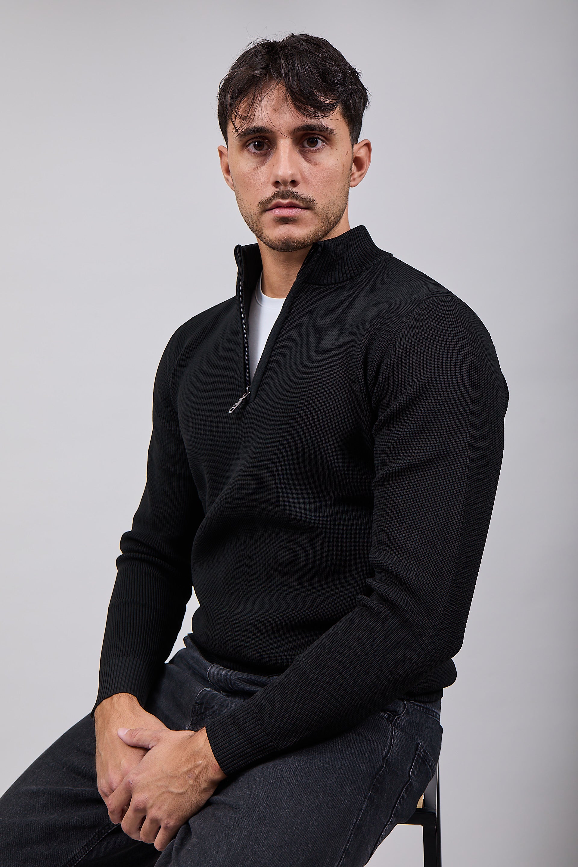 Lupetto Over-d Zip Nero M90 (12311489741140)